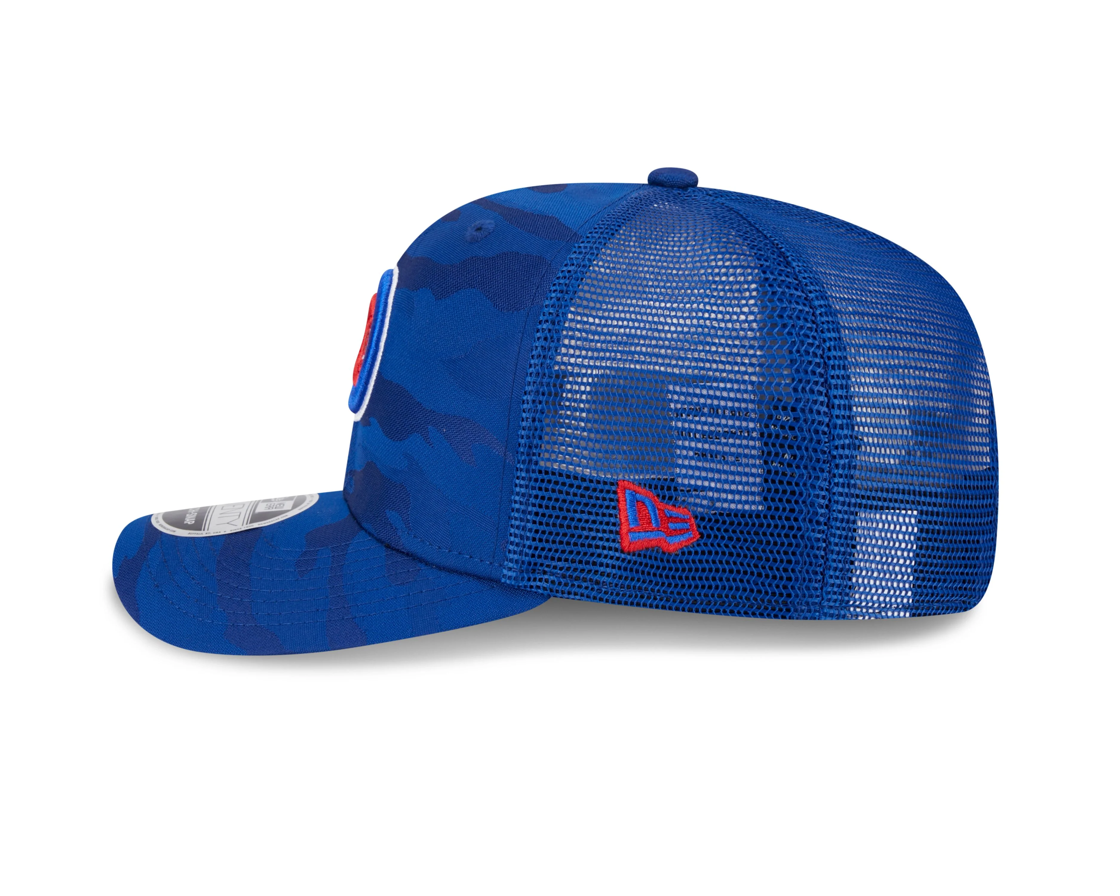 Chicago Cubs New Era Bullseye Royal Blue Camo 9Seventy Snapback Cap - Image 6
