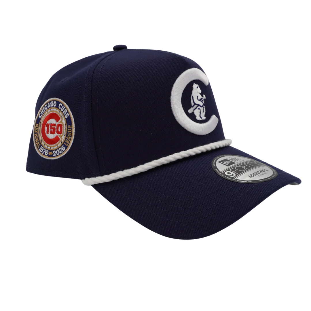 Chicago Cubs 150th Anniversary 1908 940 Snapback Cap by New Era - Image 3