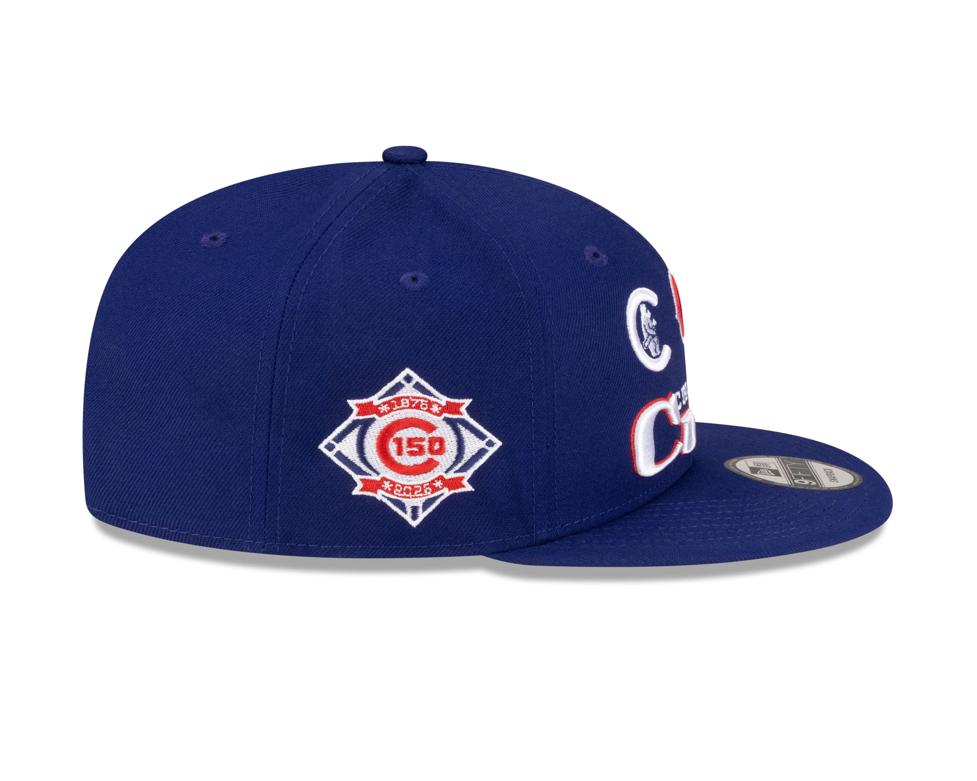 Chicago Cubs 150th Anniversary Logo Era 1 9FIFTY Snapback Cap in Navy by New Era - Image 5