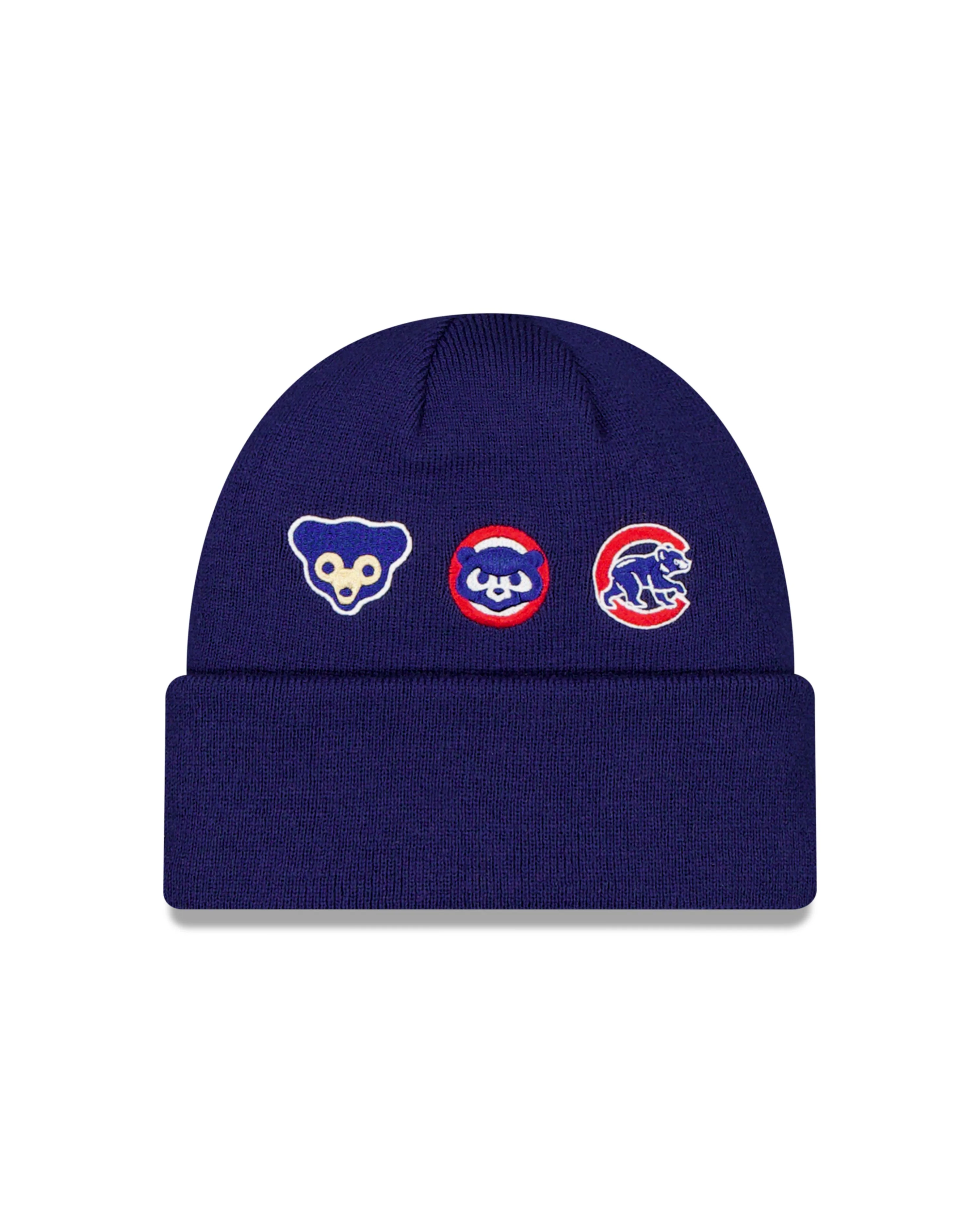 Chicago Cubs 150th Anniversary Logos Cuff Knit Beanie by New Era - Image 2
