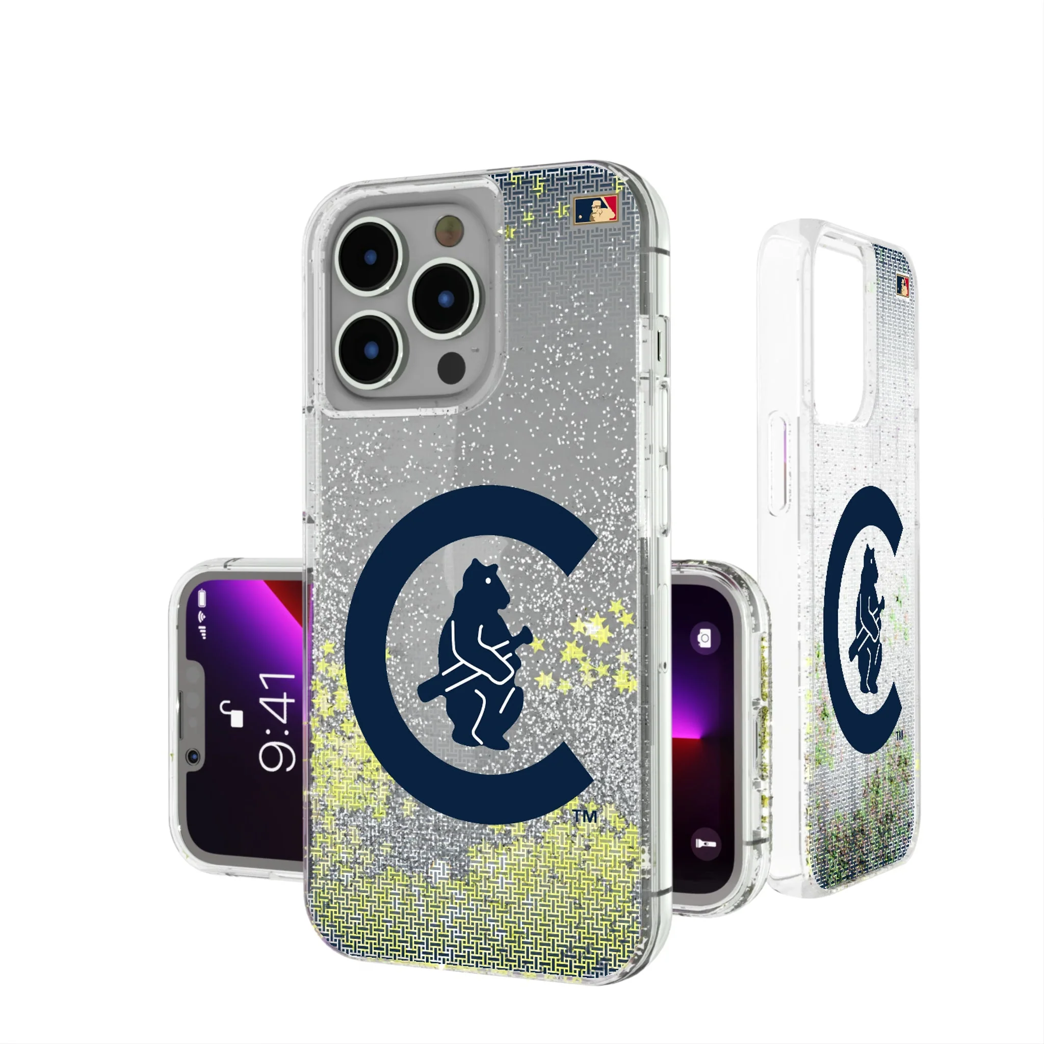 Chicago Cubs 1911-1912 - Cooperstown Collection Linen Glitter Phone Case - Image 10