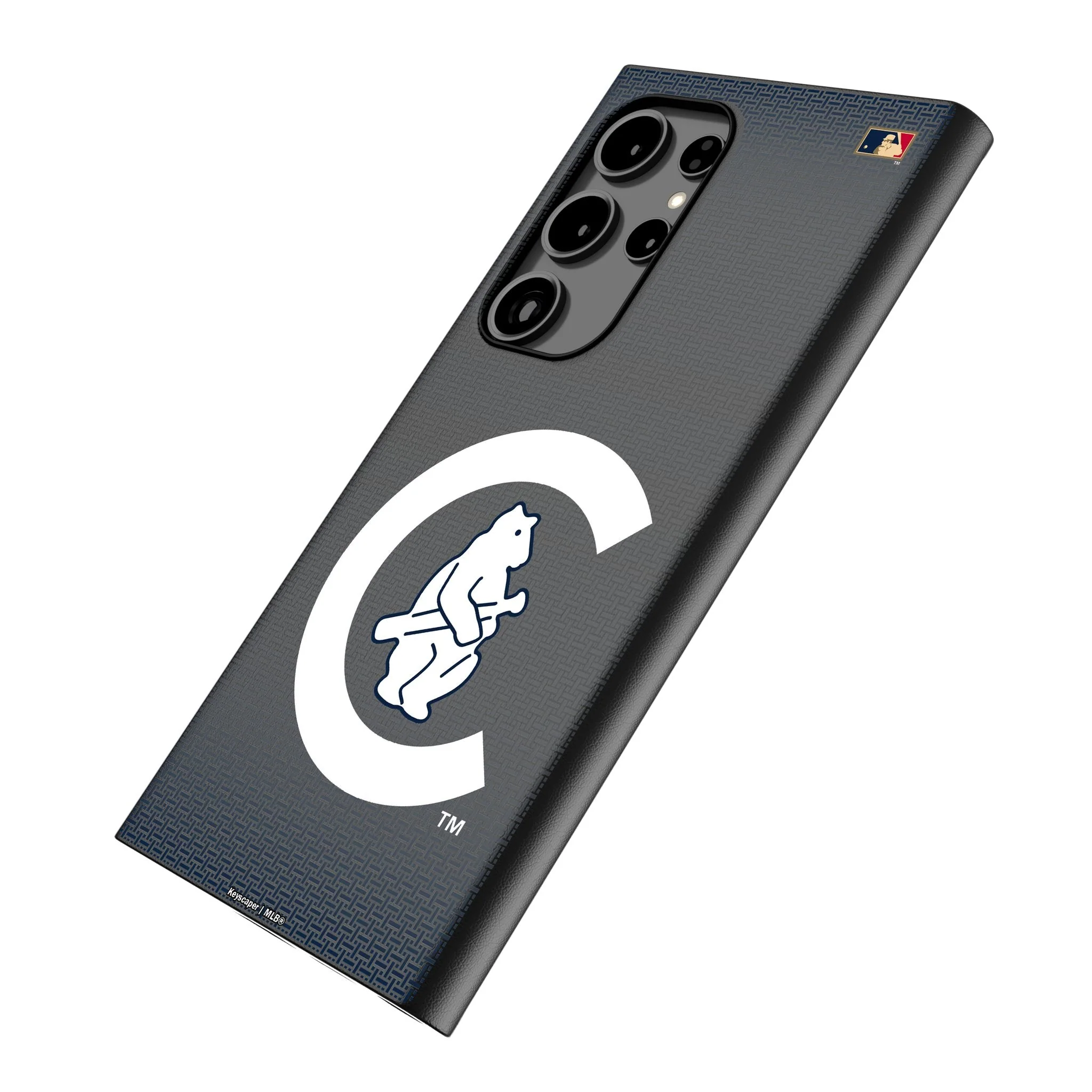 Chicago Cubs 1911-1912 - Cooperstown Collection Linen MagSafe Compatible Phone Case for Samsung Galaxy - Image 2