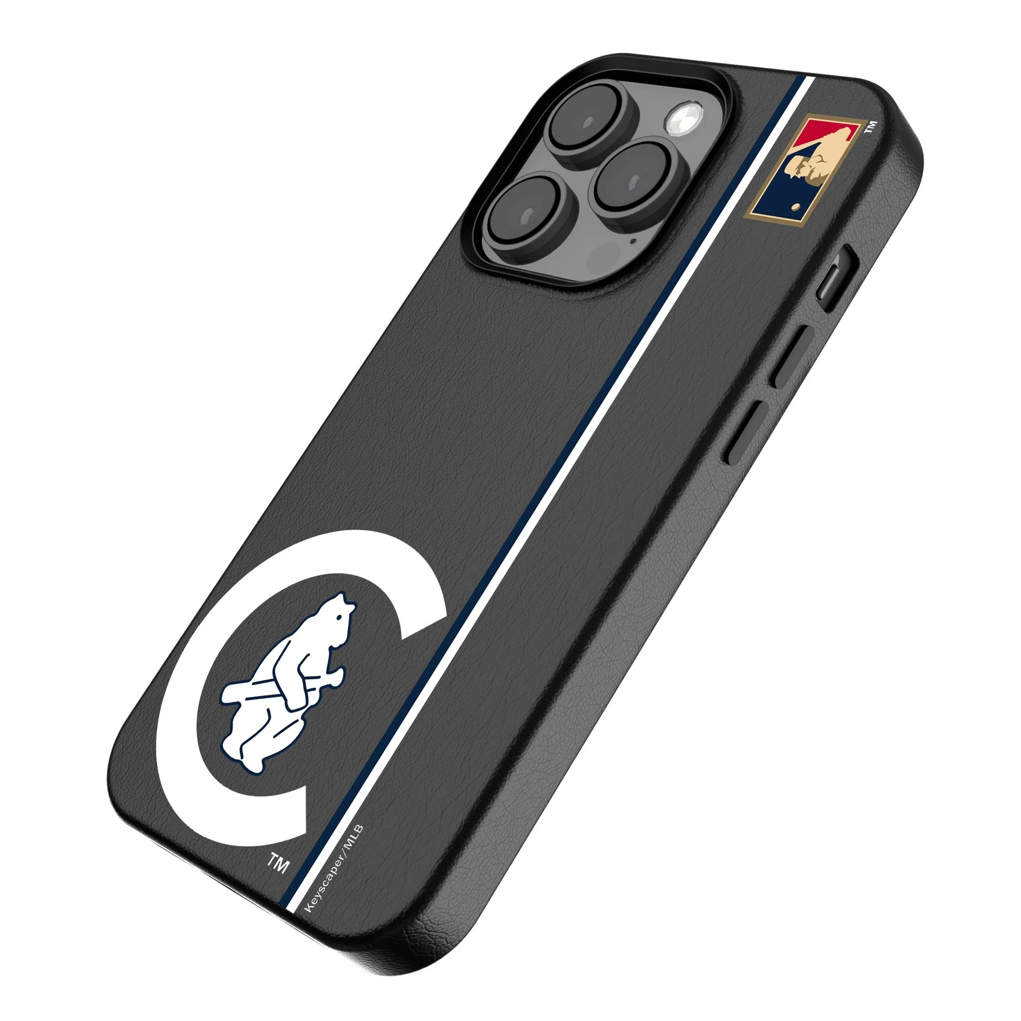 Chicago Cubs 1911-1912 - Cooperstown Collection Sidebar MagSafe Compatible Phone Case for Apple iPhone - Image 2