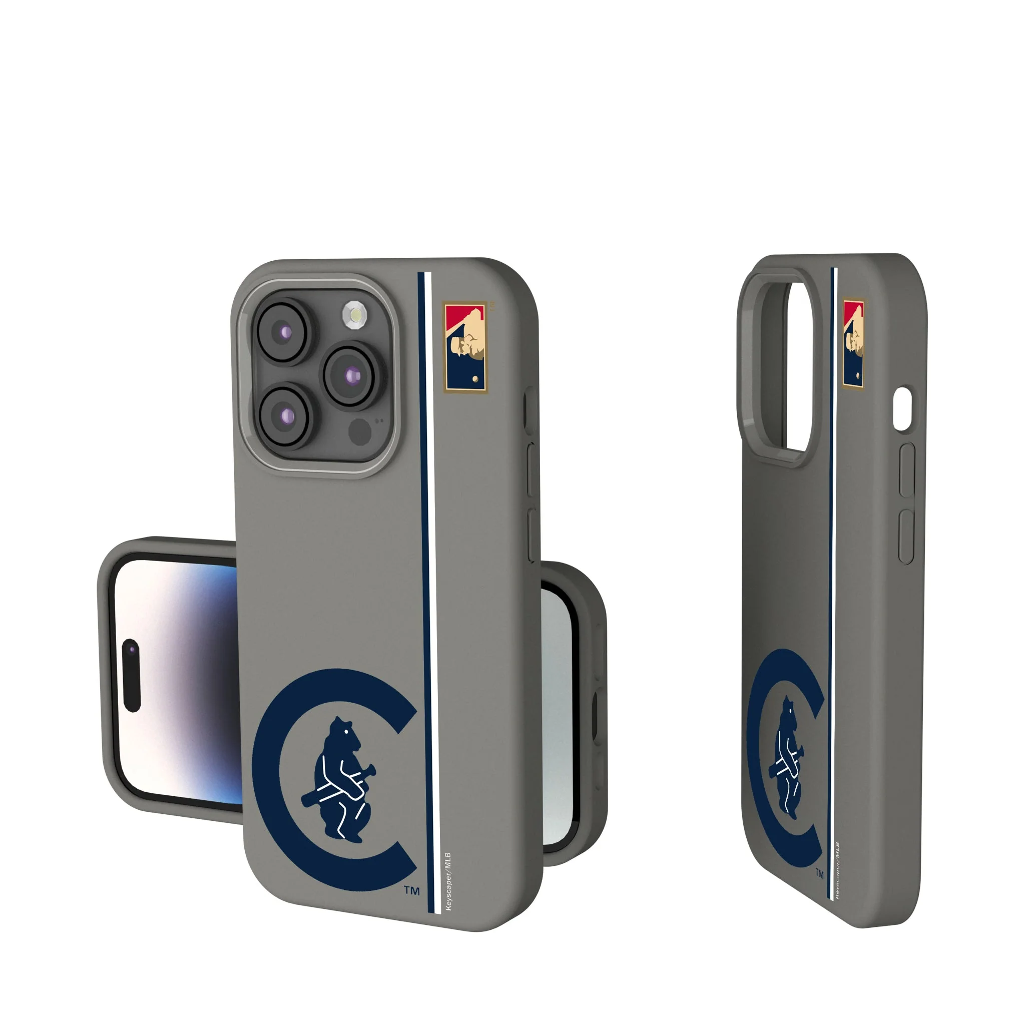 Chicago Cubs 1911-1912 - Cooperstown Collection Sidebar Soft Touch Phone Case - Image 9