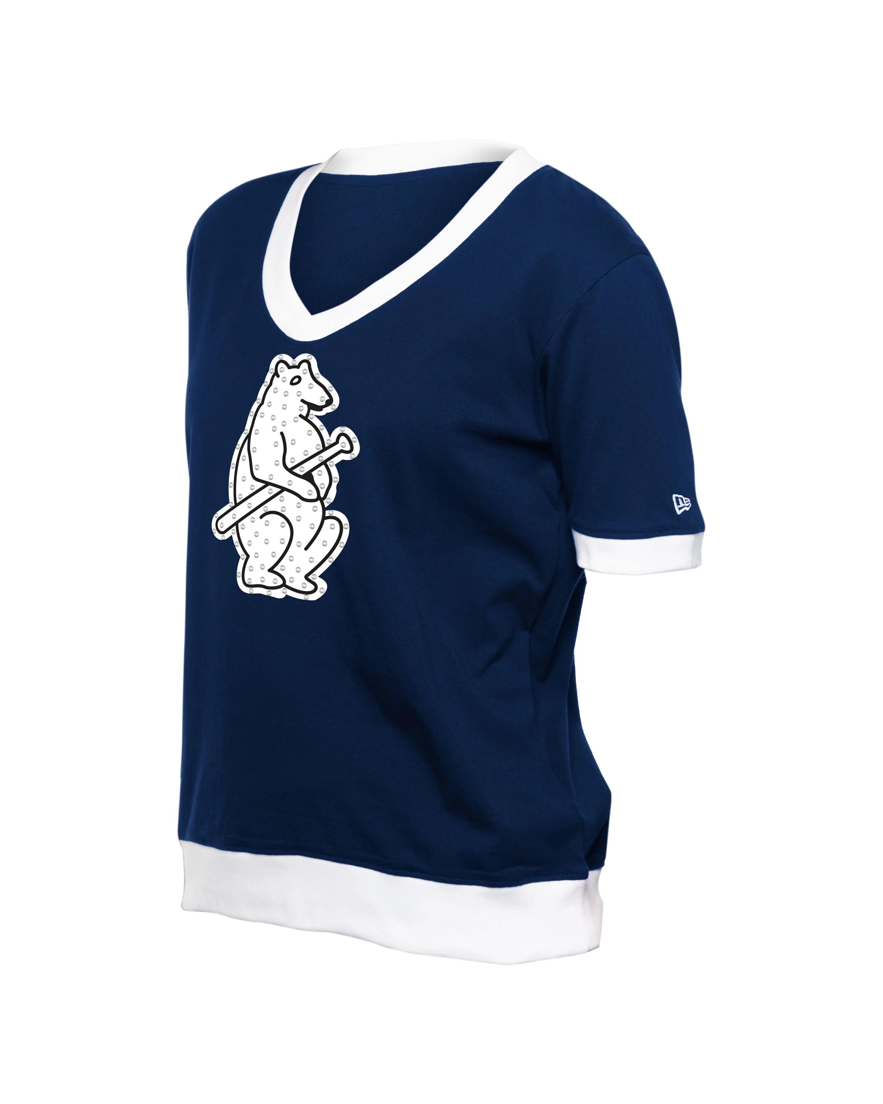 Chicago Cubs 1914 Gameday Women's Navy Short Sleeve top by New Era