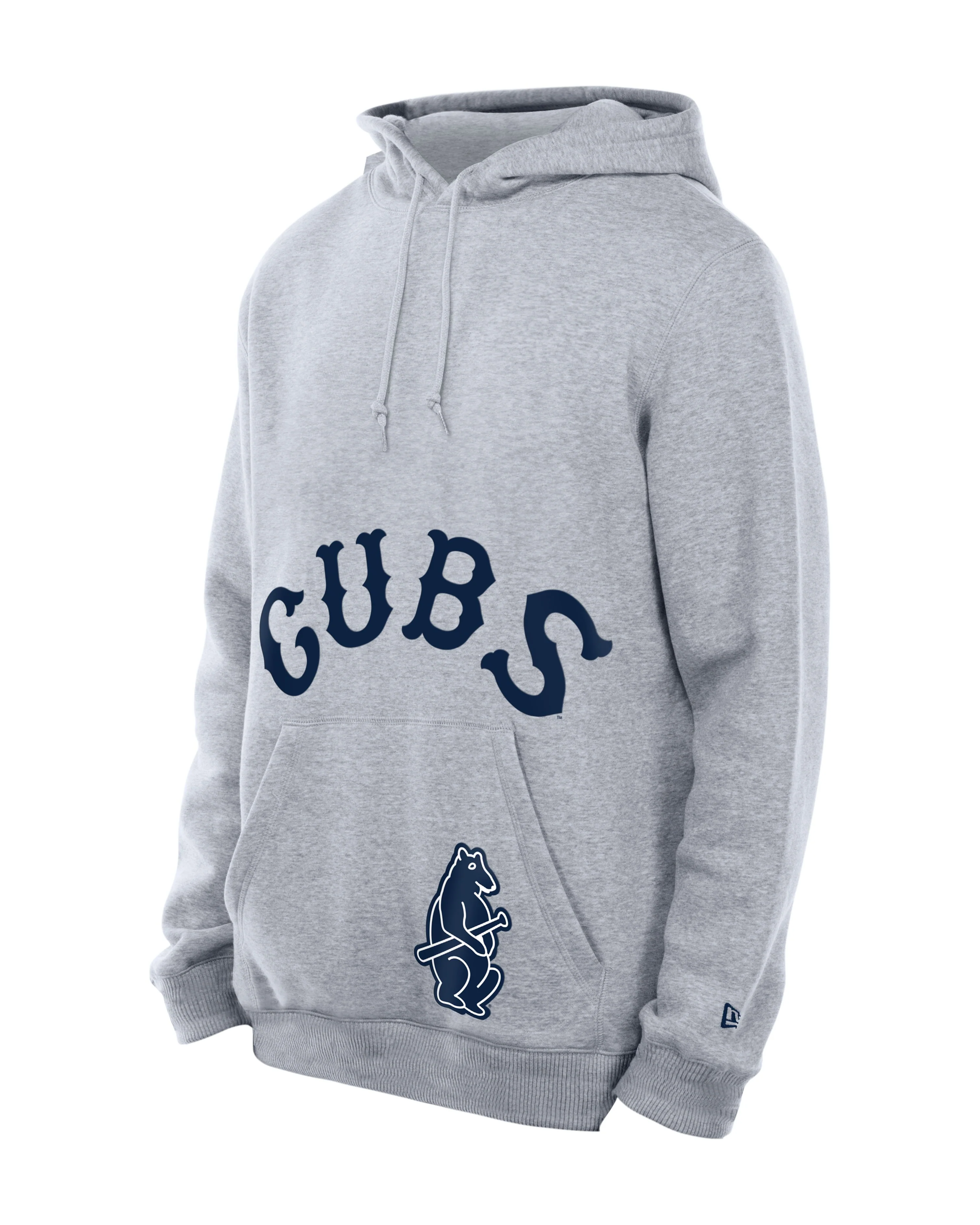 Chicago Cubs 1914 Pocket Print Hoodie Grey by New Era