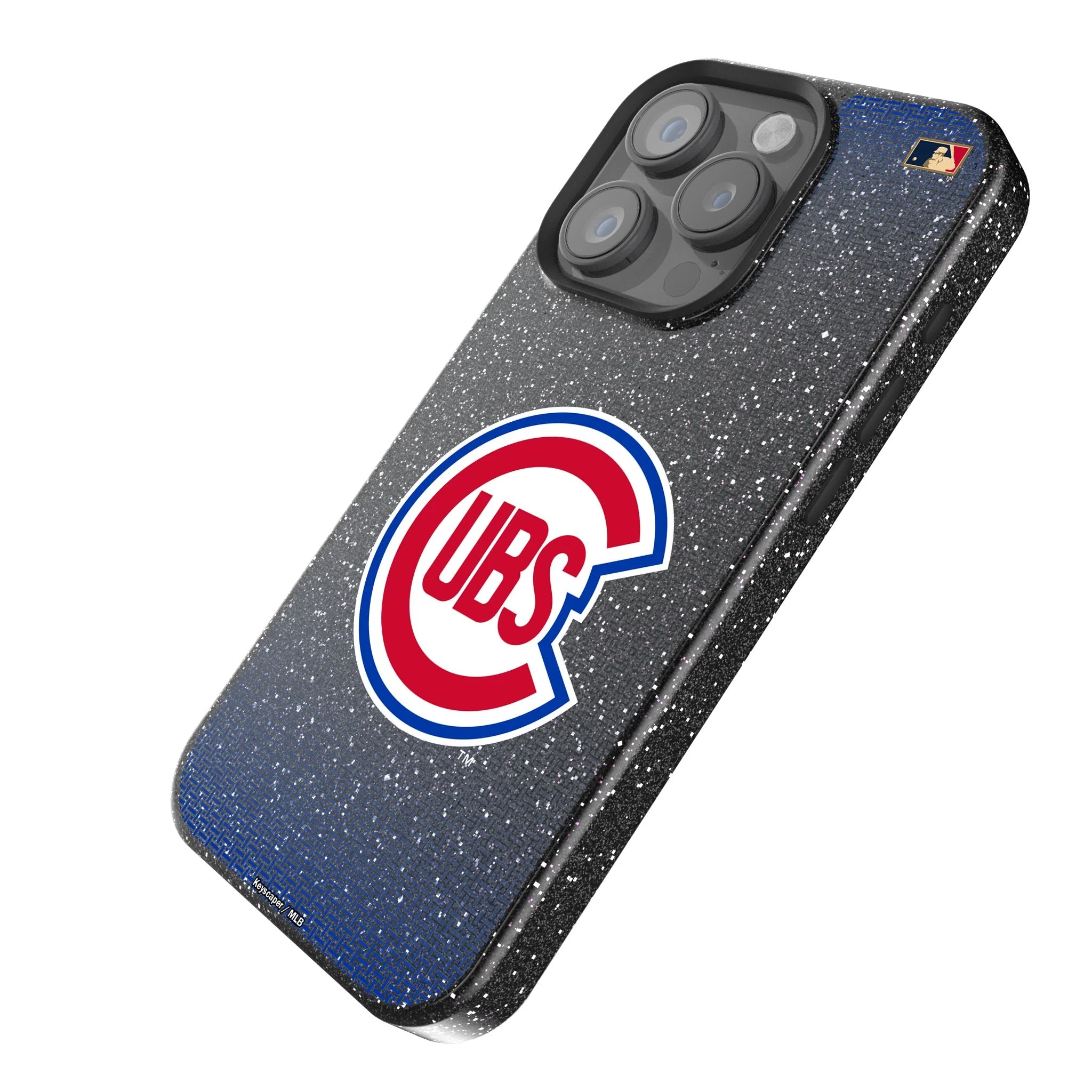 Chicago Cubs 1948-1956 - Cooperstown Collection Linen Bling Phone Case for Apple iPhone - Image 2