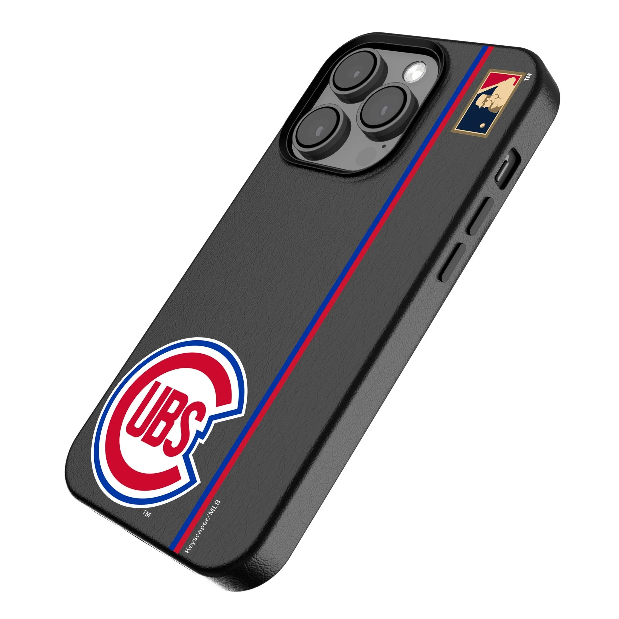 Chicago Cubs 1948-1956 - Cooperstown Collection Sidebar MagSafe Compatible Phone Case for Apple iPhone - Image 2