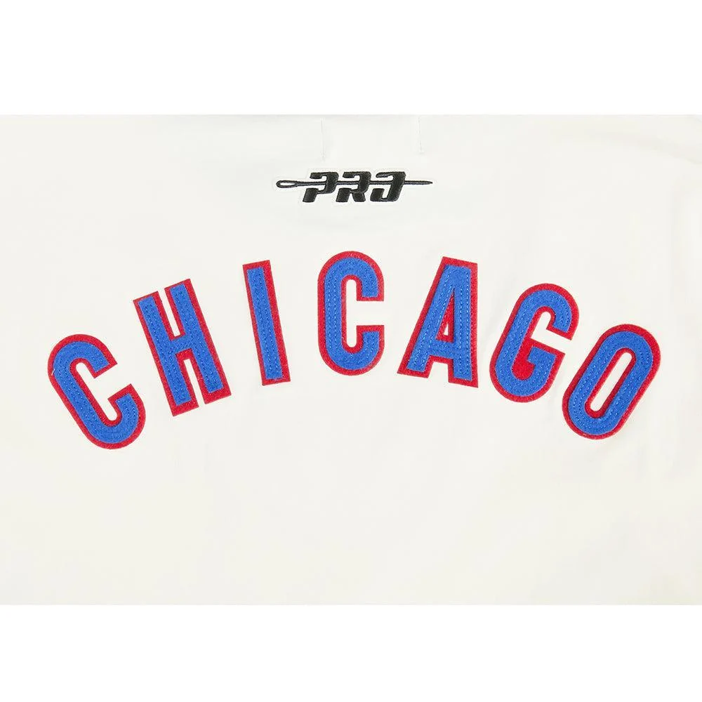 Chicago Cubs 1969 Cooperstown Ringer Tee in Cream by Pro Standard - Image 5