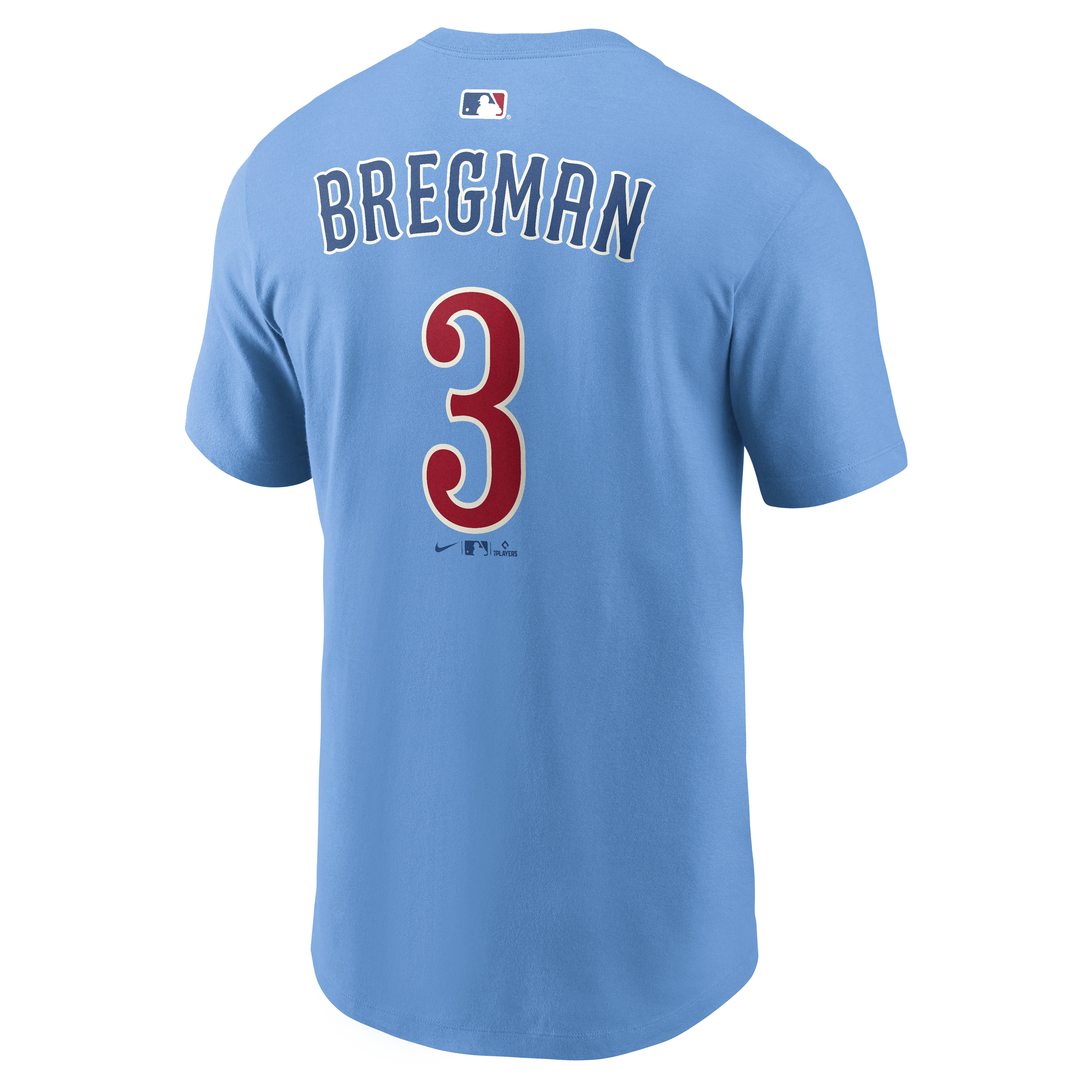 Chicago Cubs Alex Bregman Blues Alternate Name & Number Fuse Tee by Nike - Image 2