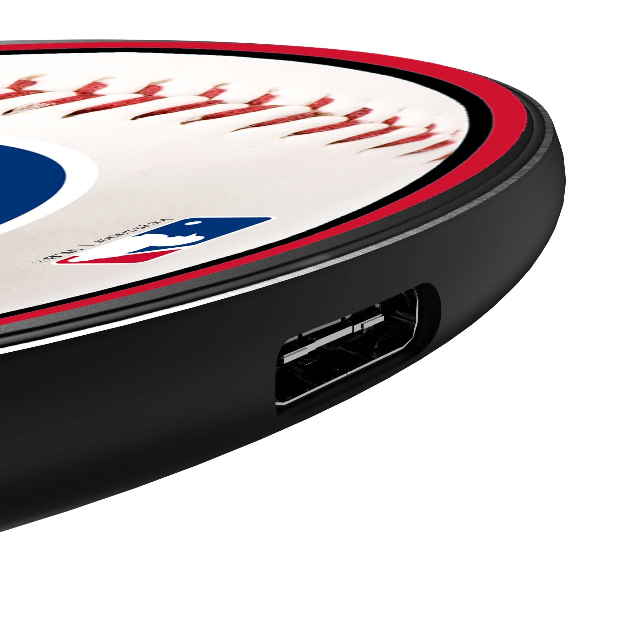 Chicago Cubs Baseball 15-Watt Wireless Charger - Image 3