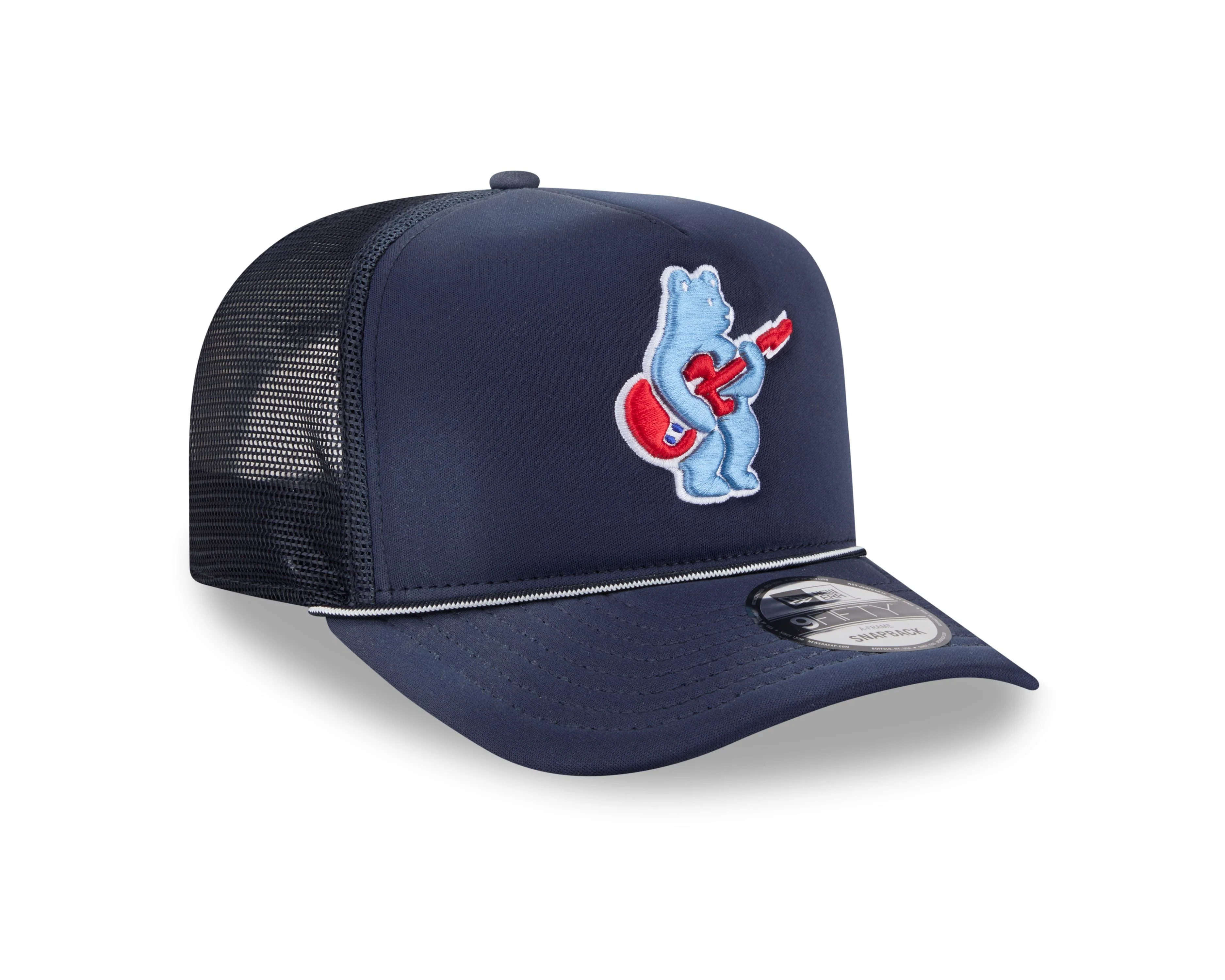Chicago Cubs Blues Alternate Bear Worn Trucker 9FIFTY Snapback Cap Navy by New Era