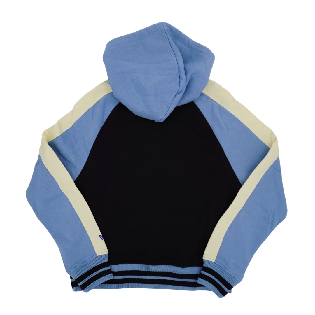Chicago Cubs Blues Alternate Women's Retro Raglan Hoodie by New Era - Image 3