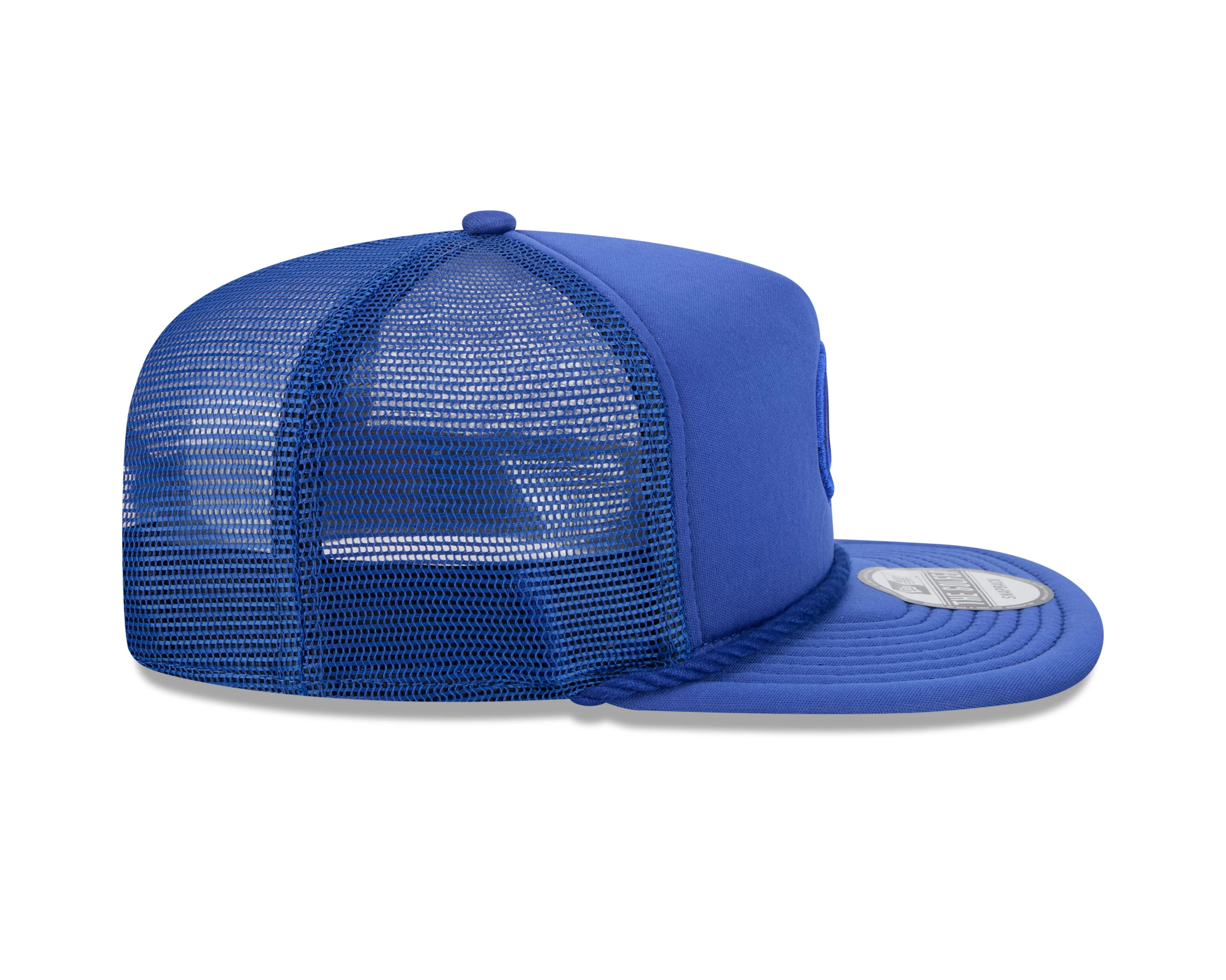 Chicago Cubs Bullseye Logo Tonal Blue Golfer Snapback Cap by New Era - Image 4