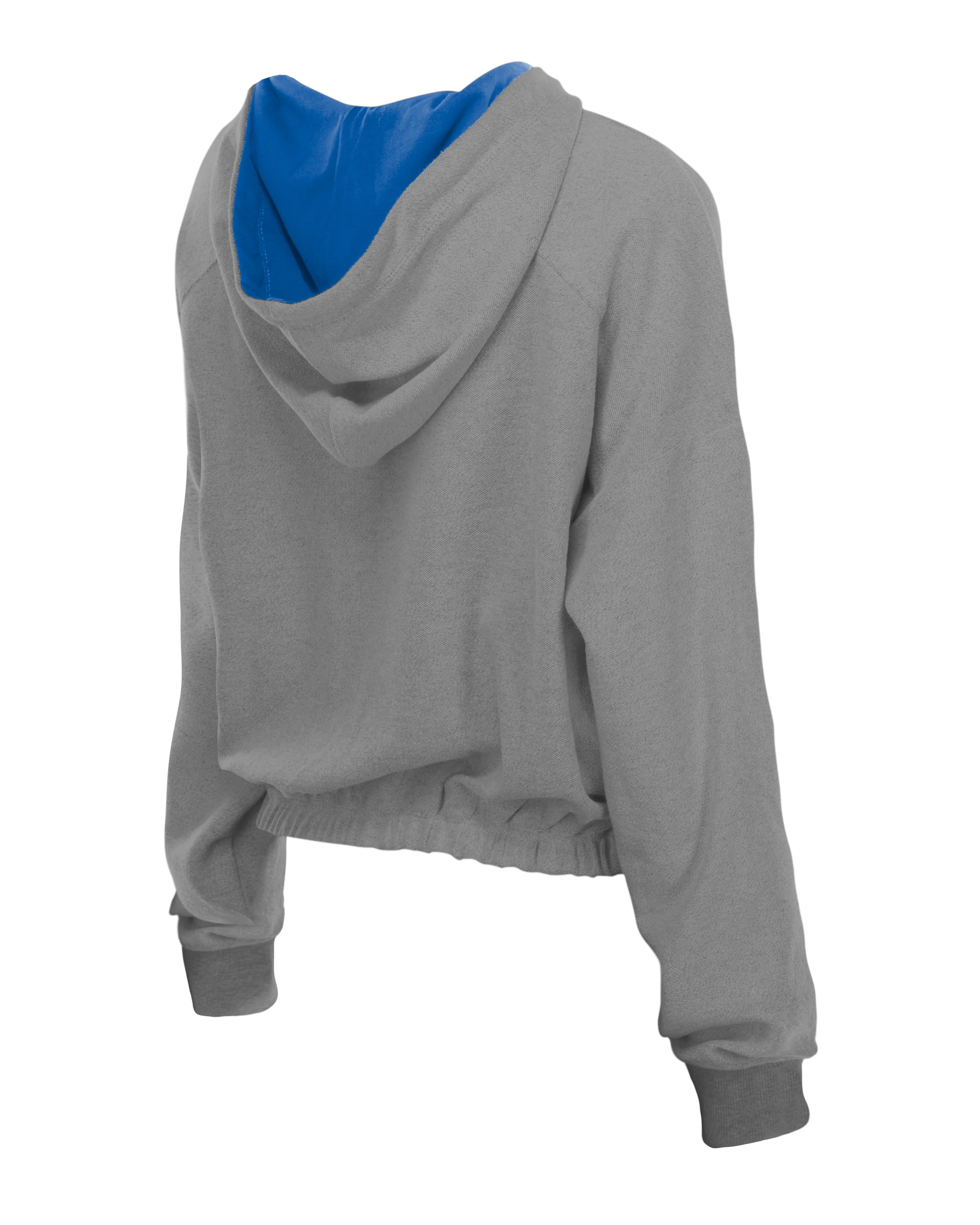 Chicago Cubs Bullseye Women's Sportnight Quarter Zip Hoodie by New Era - Image 2