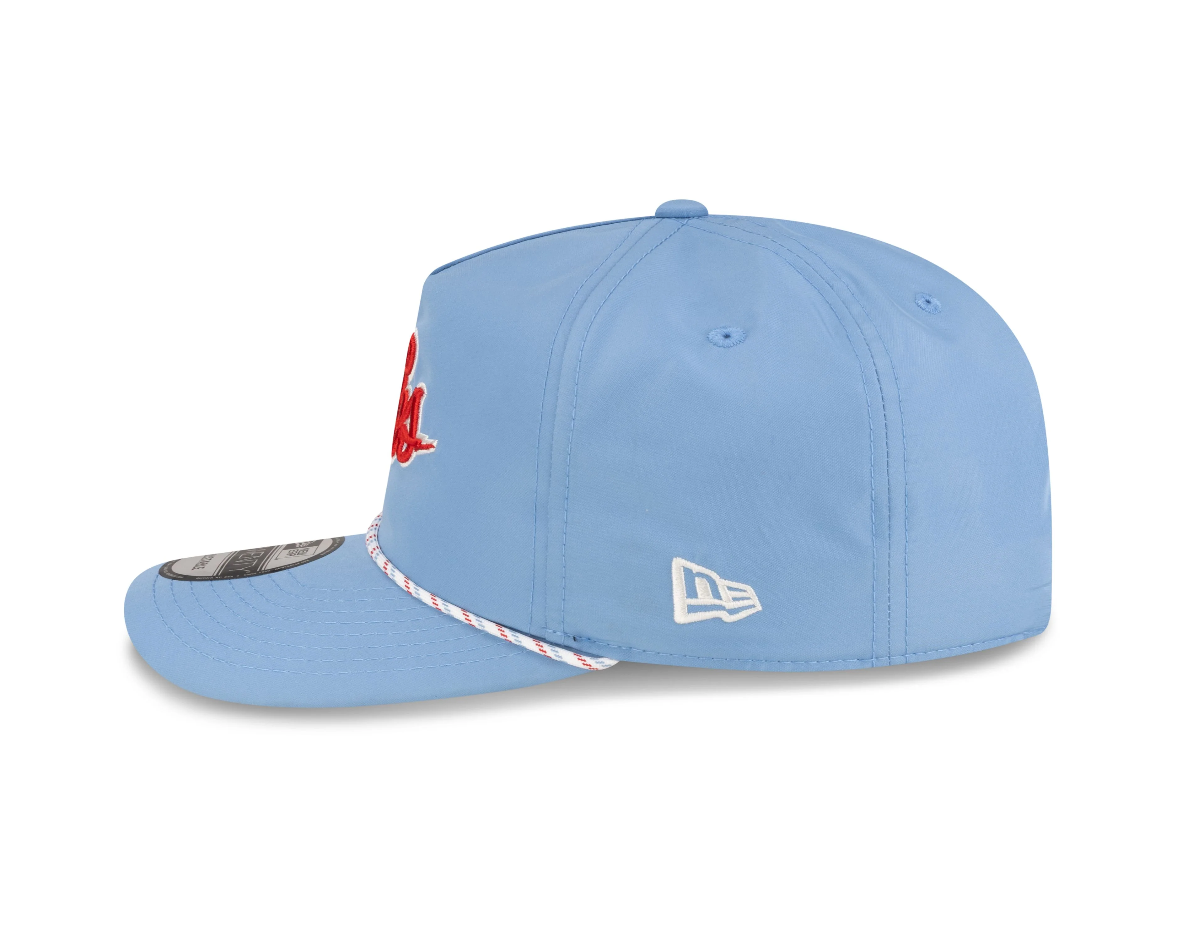 Chicago Cubs Electric Blues Golfer Adjustable Cap in Light Blue by New Era - Image 4