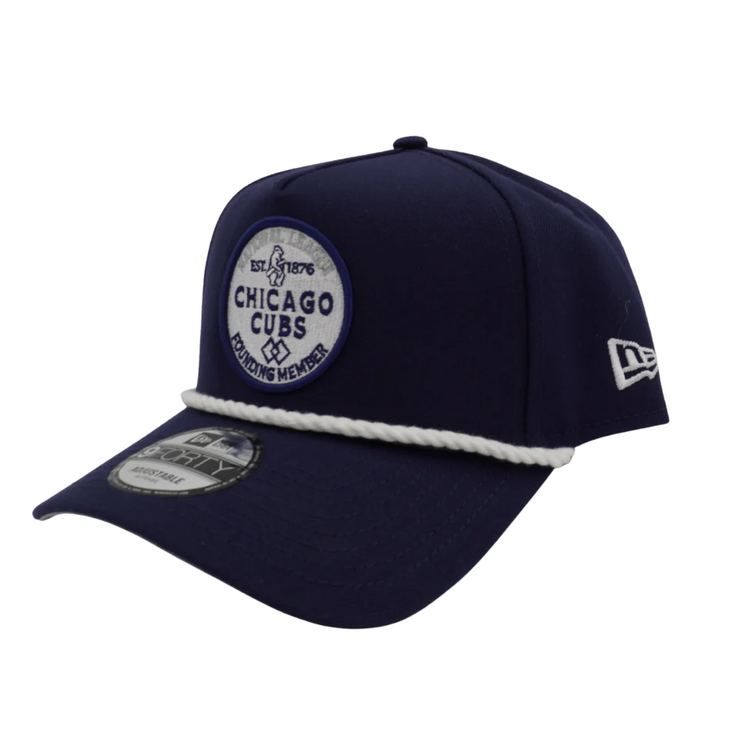 Chicago Cubs Founding Member 940 Rope Snapback Cap by New Era