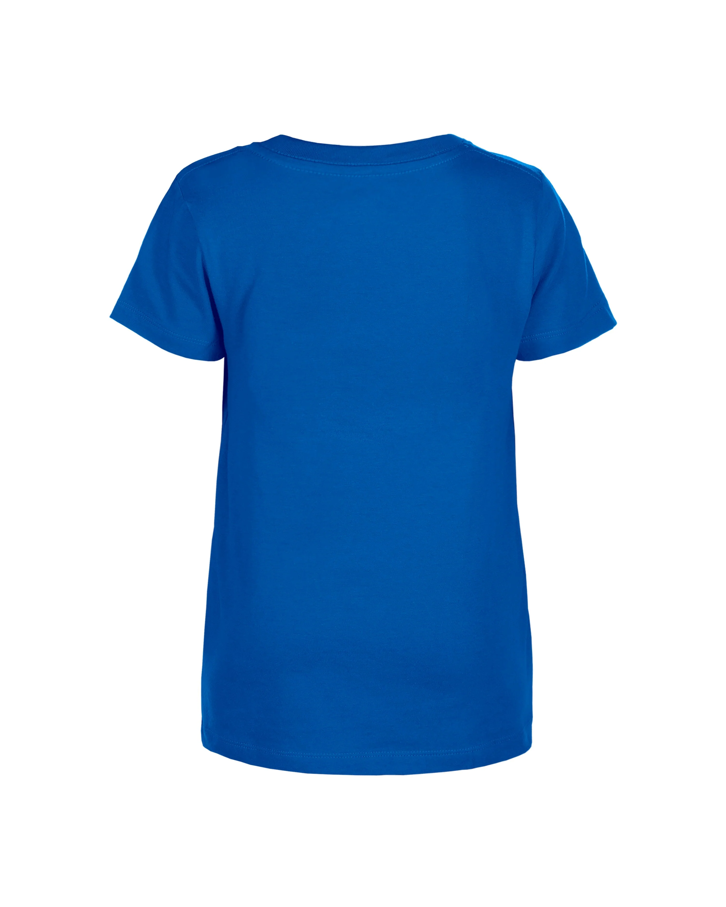 Chicago Cubs Girls Sequin Script Crop Royal Youth Tee by New Era - Image 3