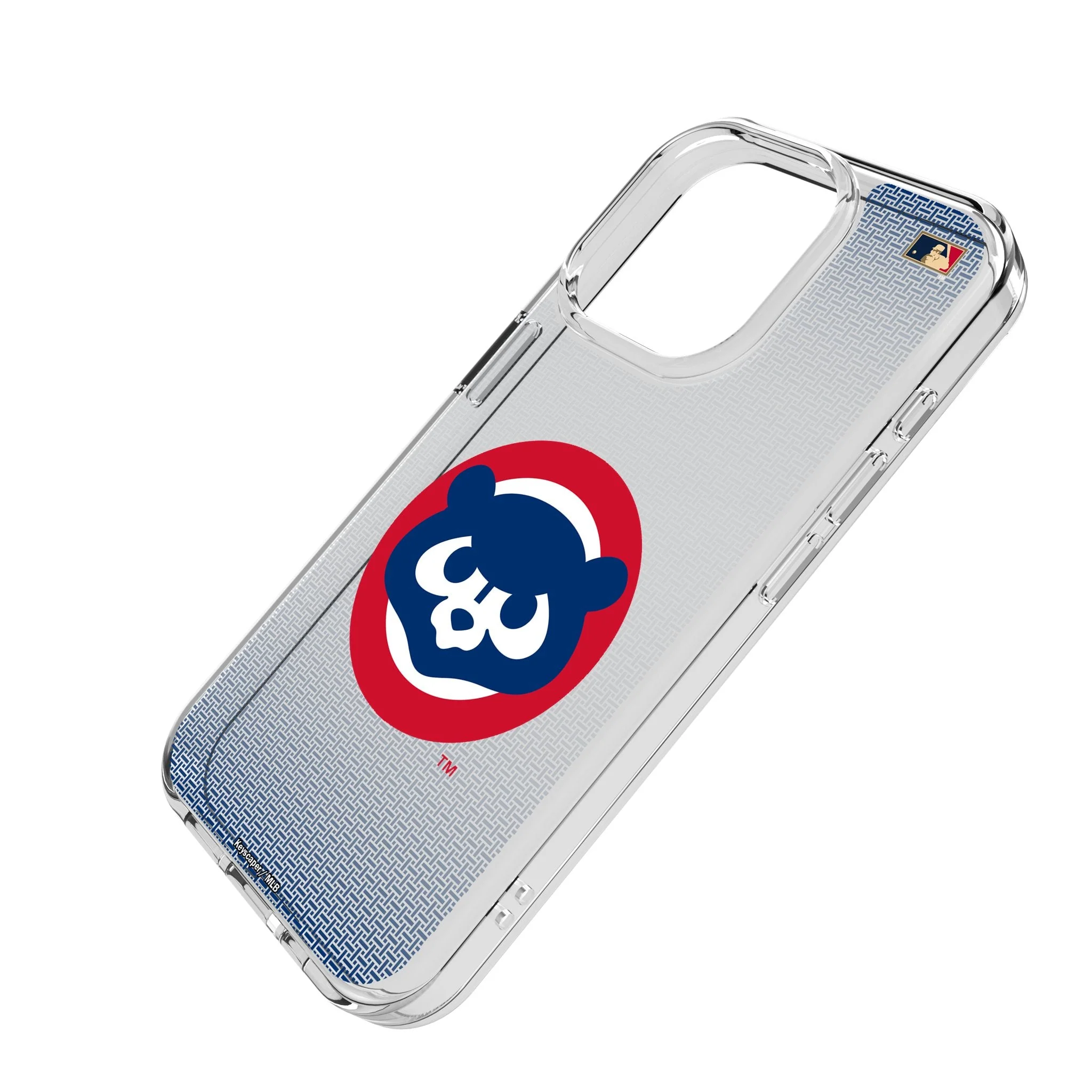 Chicago Cubs Home 1979-1993 - Cooperstown Collection Linen Clear Phone Case for Apple iPhone - Image 2