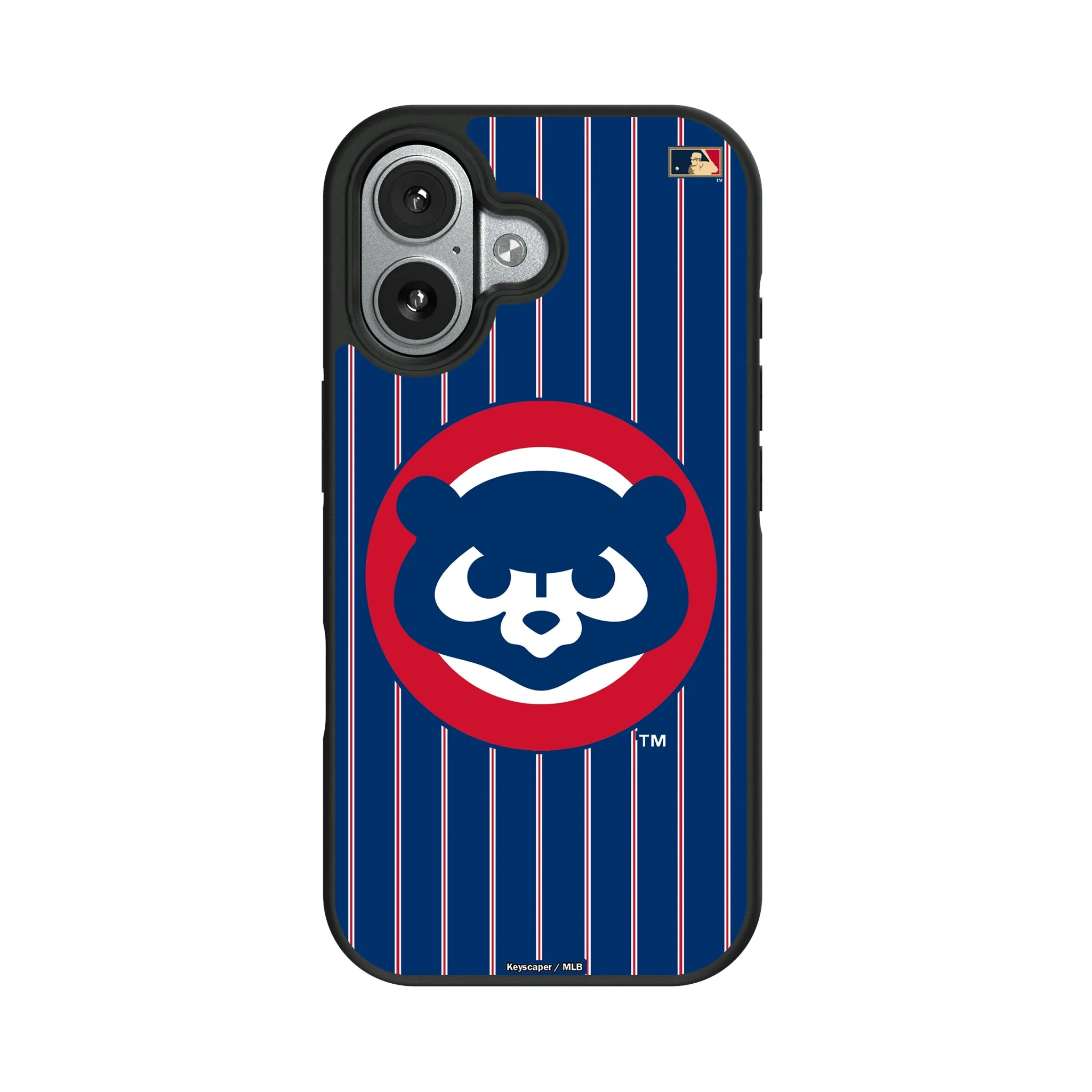 Chicago Cubs Home 1979-1993 - Cooperstown Collection Pinstripe Bump Phone Case - Image 8