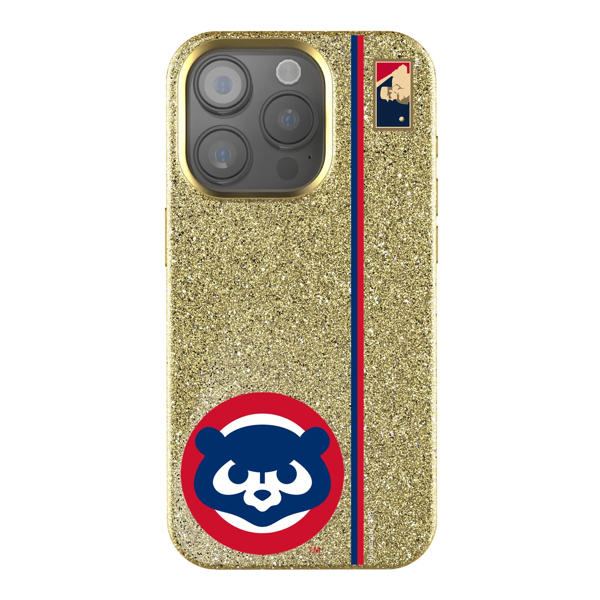 Chicago Cubs Home 1979-1993 - Cooperstown Collection Sidebar Bling Phone Case