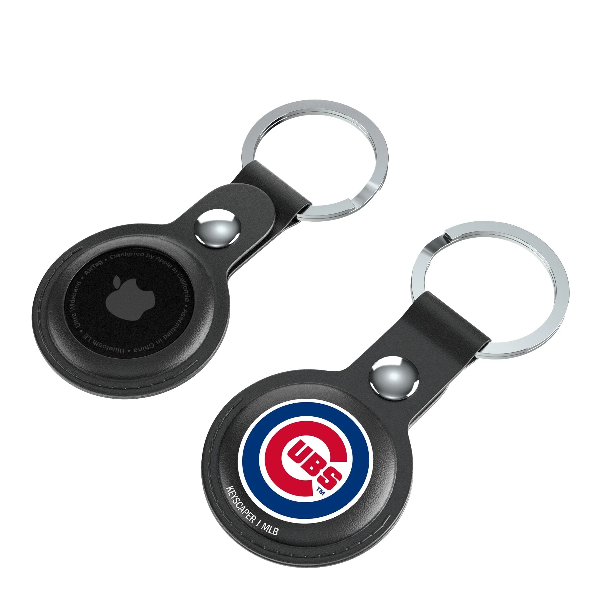 Chicago Cubs Insignia Black Airtag Holder 2-Pack - Image 4