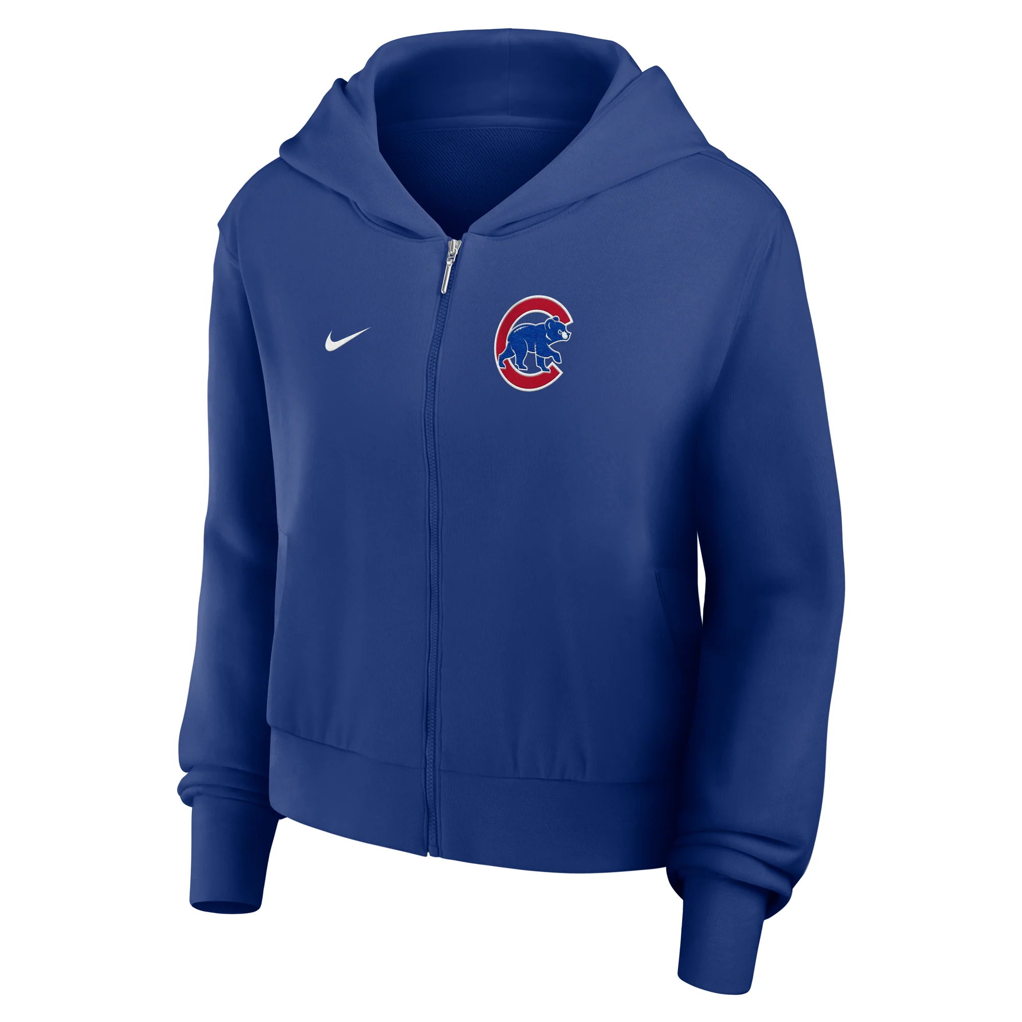 Chicago Cubs Lightweight Full-Zip Women's Hoodie Royal by Nike