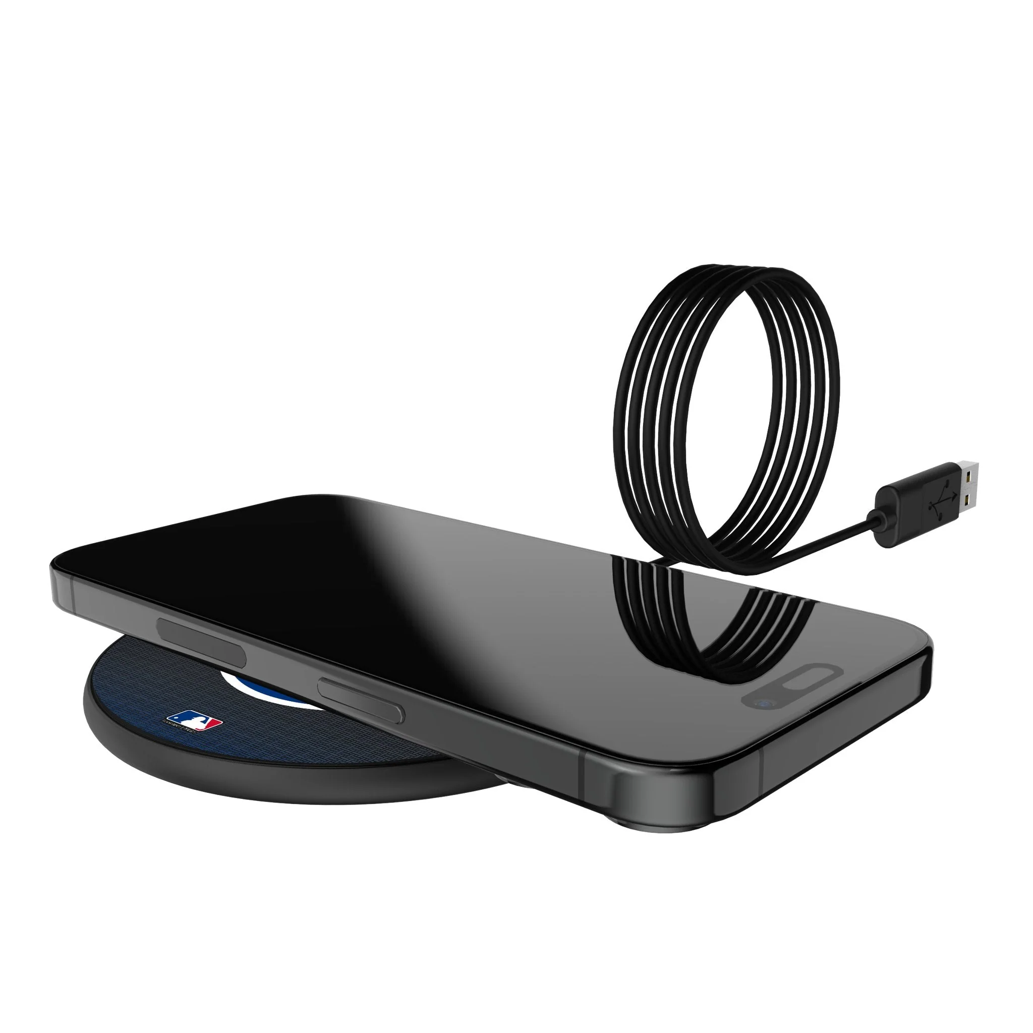 Chicago Cubs Linen 15-Watt Wireless Charger - Image 5