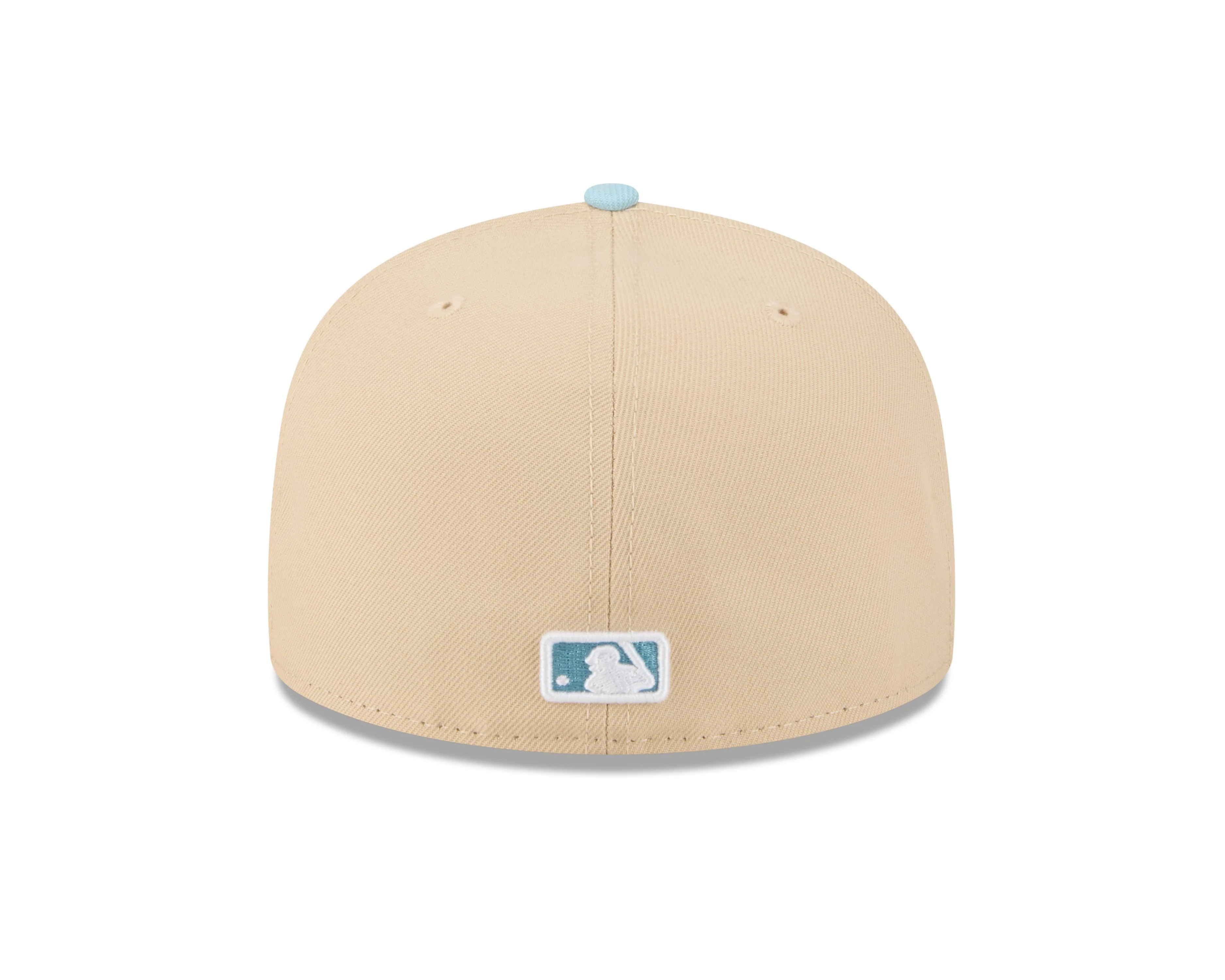 Chicago Cubs Logo 2-Tone Color Pack 59FIFTY Blue Tan Cap by New Era - Image 6