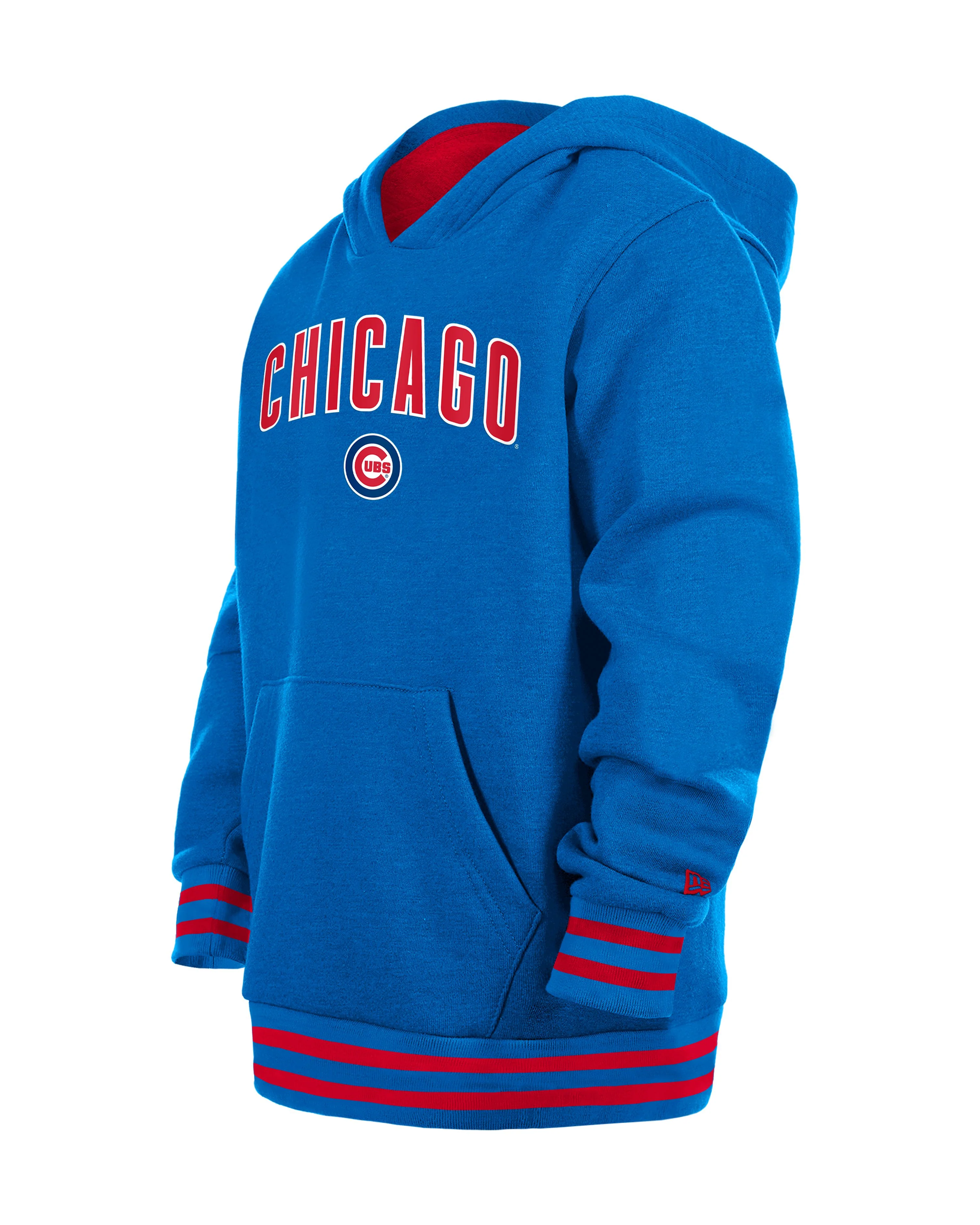 Chicago Cubs Logo Chicago Hood Royal Youth Hoodie by New Era