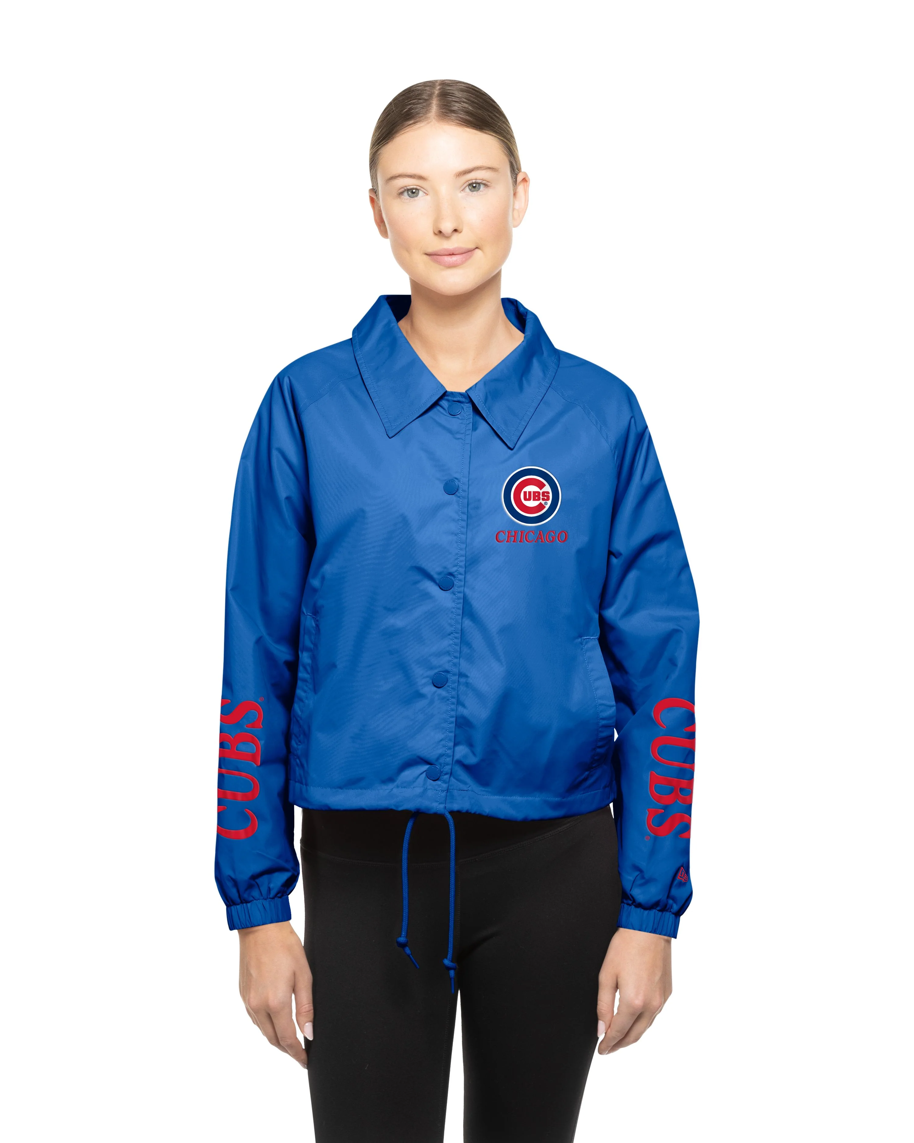 Chicago Cubs Logo Gameday Women's Button Up Royal Jacket by New Era - Image 3