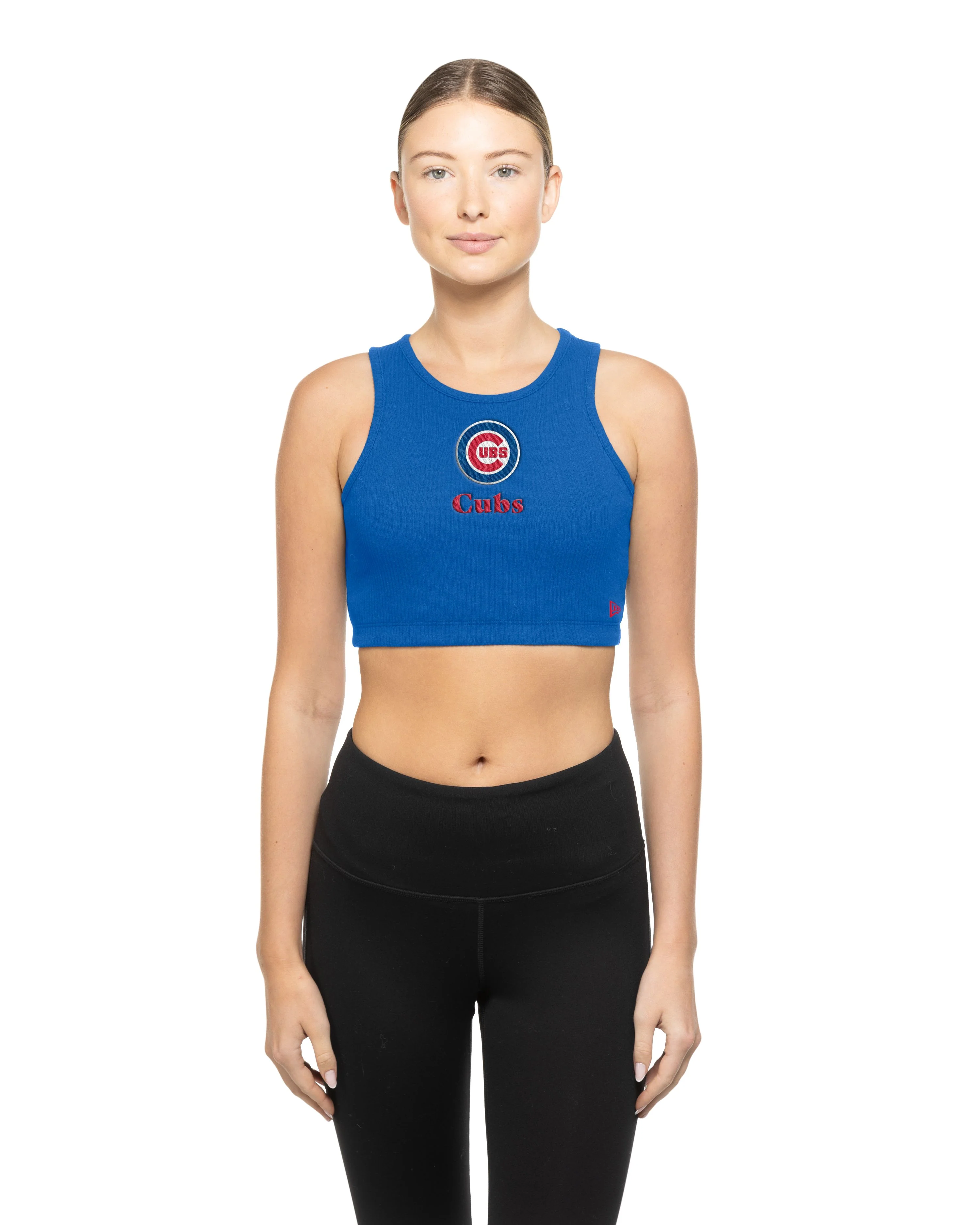 Chicago Cubs Logo Leisure Women's Tank Royal by New Era - Image 3
