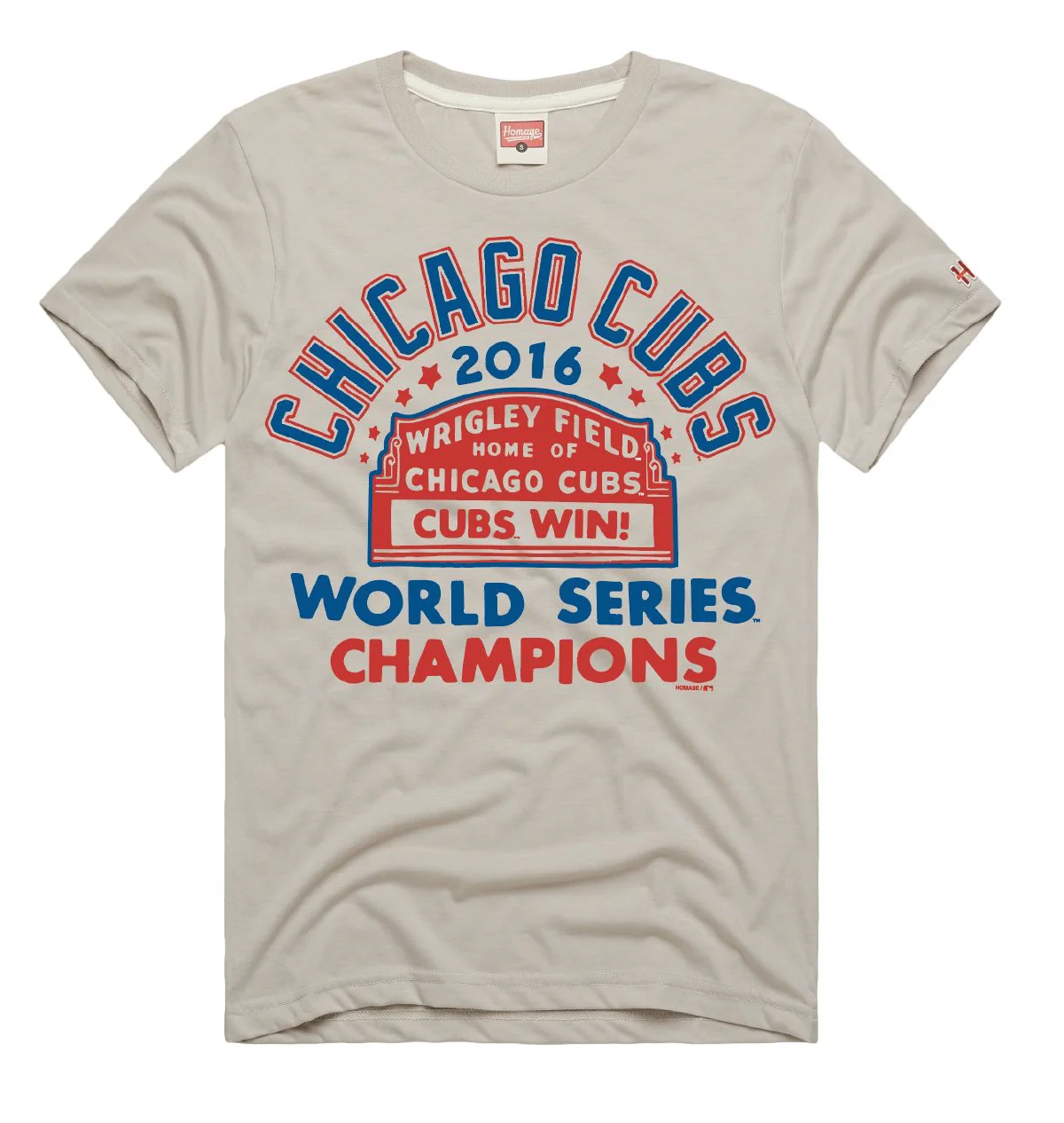 Chicago Cubs Marquee T-Shirt by Homage