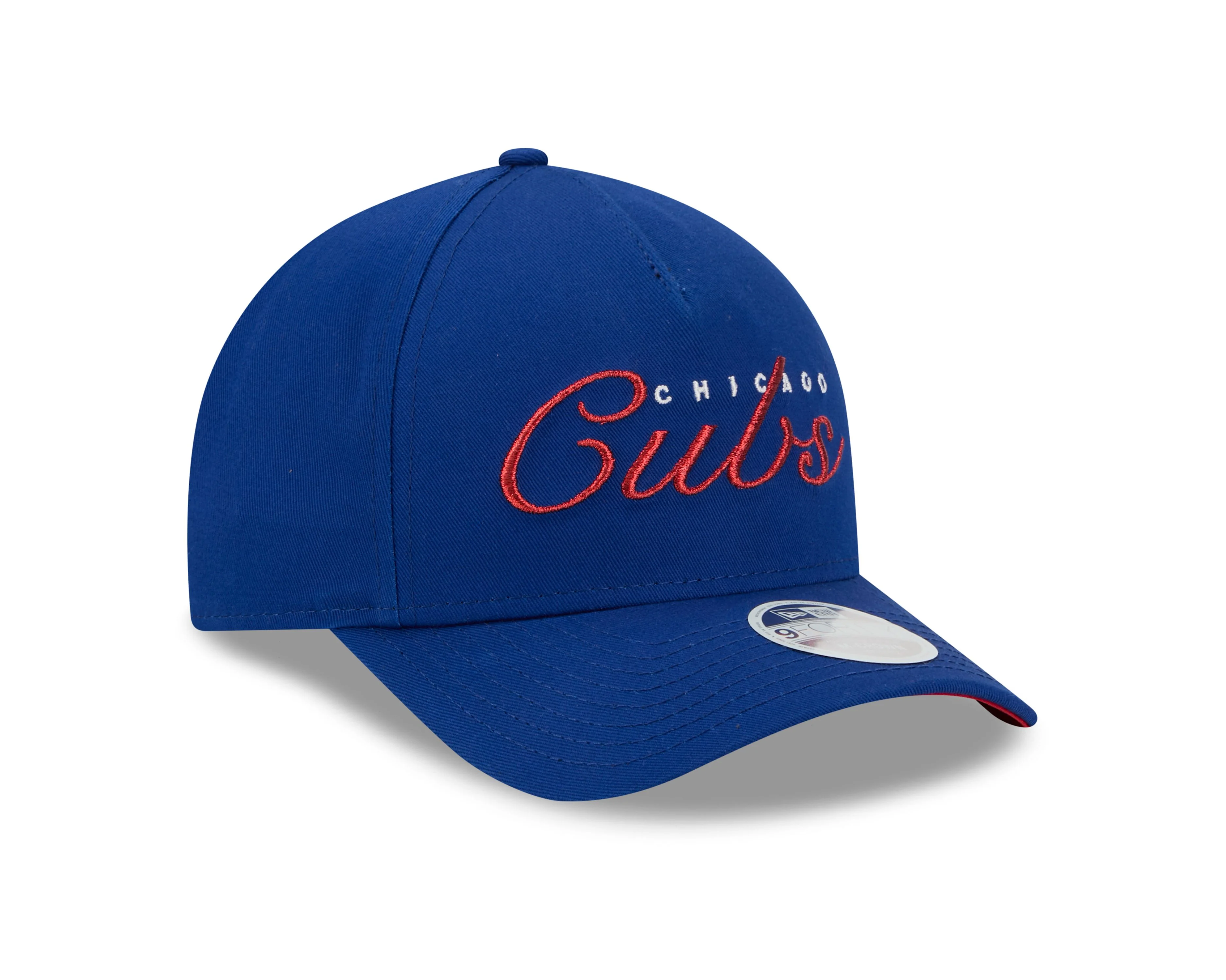 Chicago Cubs Metallic Script Women's Royal 9Forty Cap by New Era - Image 3