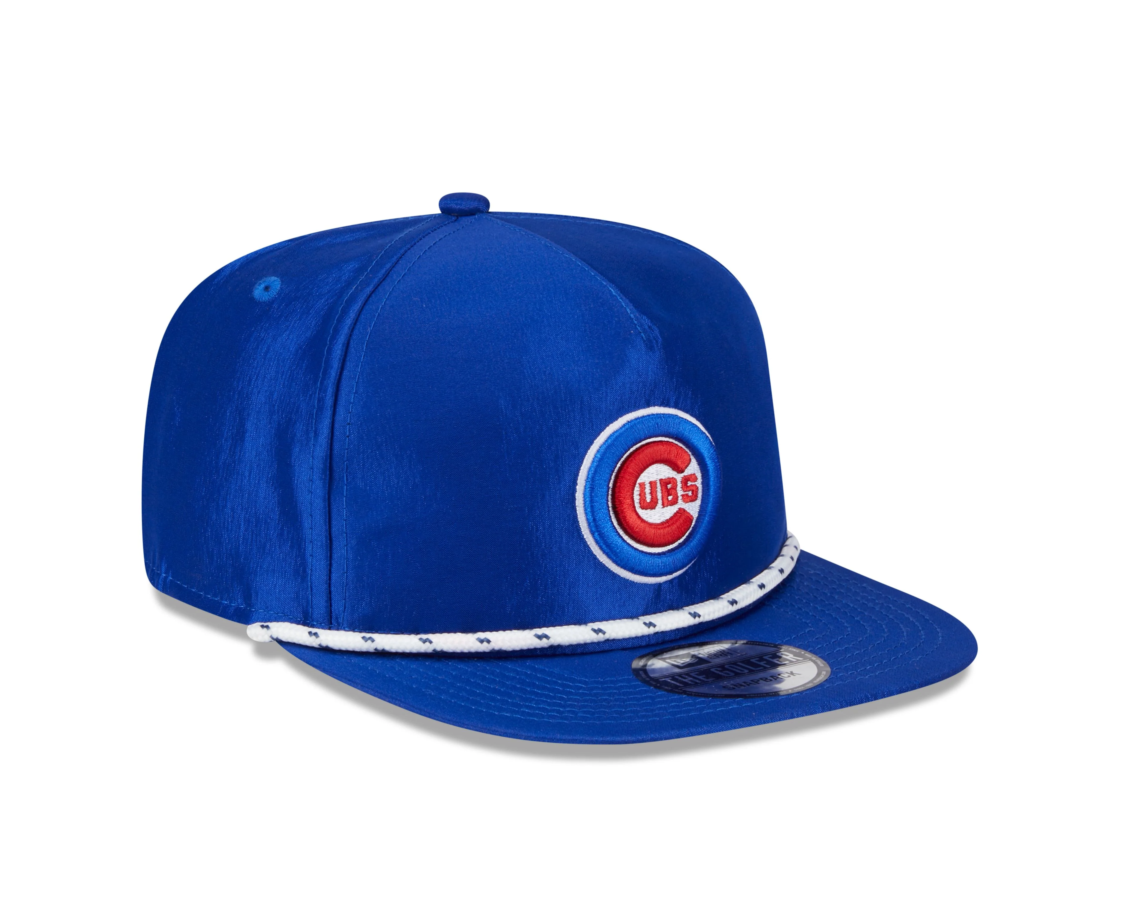 Chicago Cubs New Era Bullseye Logo Sateen Golfer Royal Blue Cap - Image 3