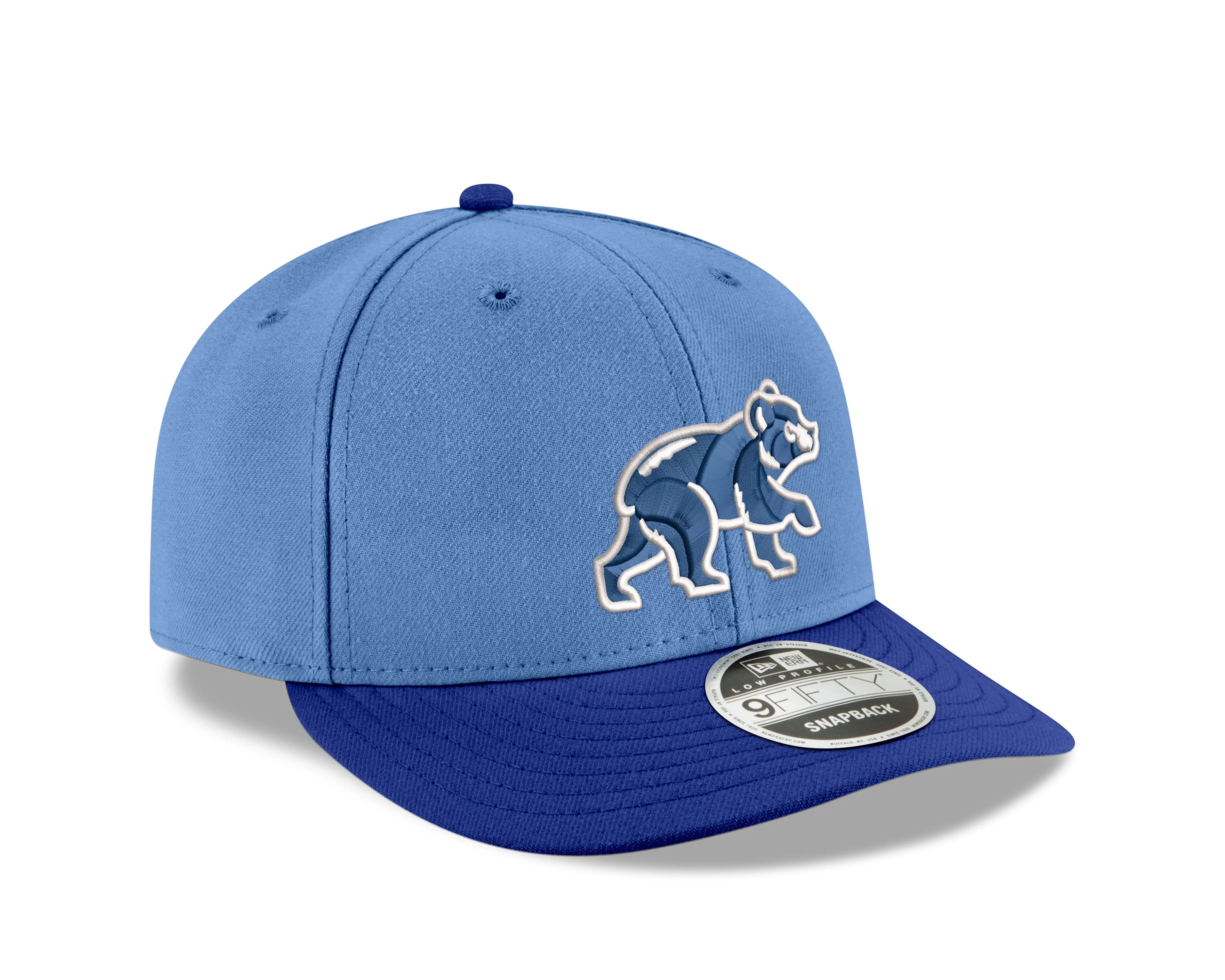 CHICAGO CUBS NEW ERA WALKING BEAR 9FIFTY TONAL BLUE SNAPBACK CAP - Image 3