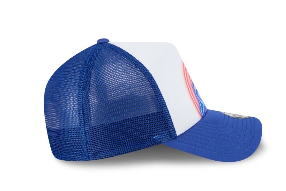 Chicago Cubs Painted Walking Bear White & Royal Toddler 9Forty Trucker Cap by New Era - Image 4