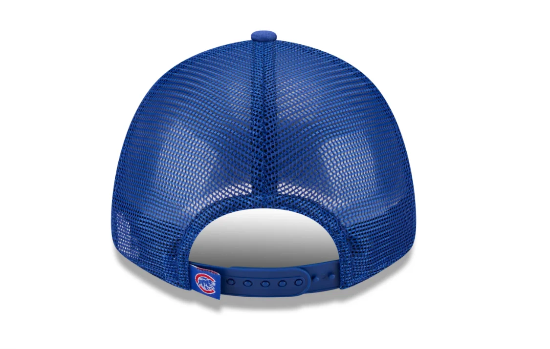 Chicago Cubs Painted Walking Bear White & Royal Toddler 9Forty Trucker Cap by New Era - Image 5