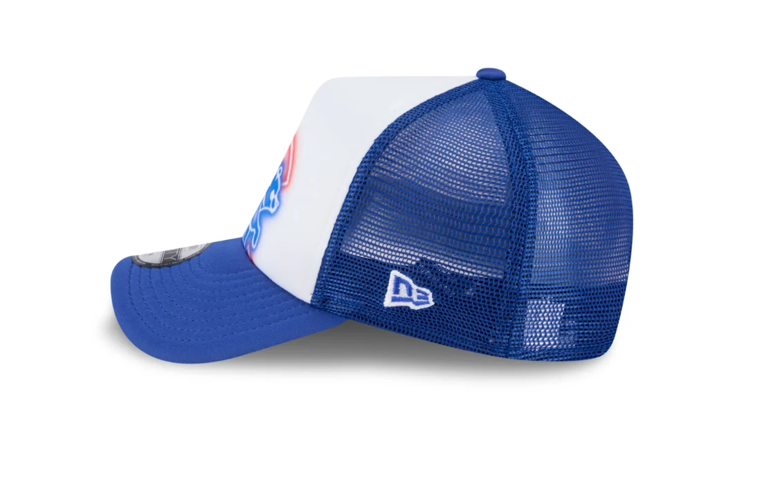 Chicago Cubs Painted Walking Bear White & Royal Toddler 9Forty Trucker Cap by New Era - Image 6