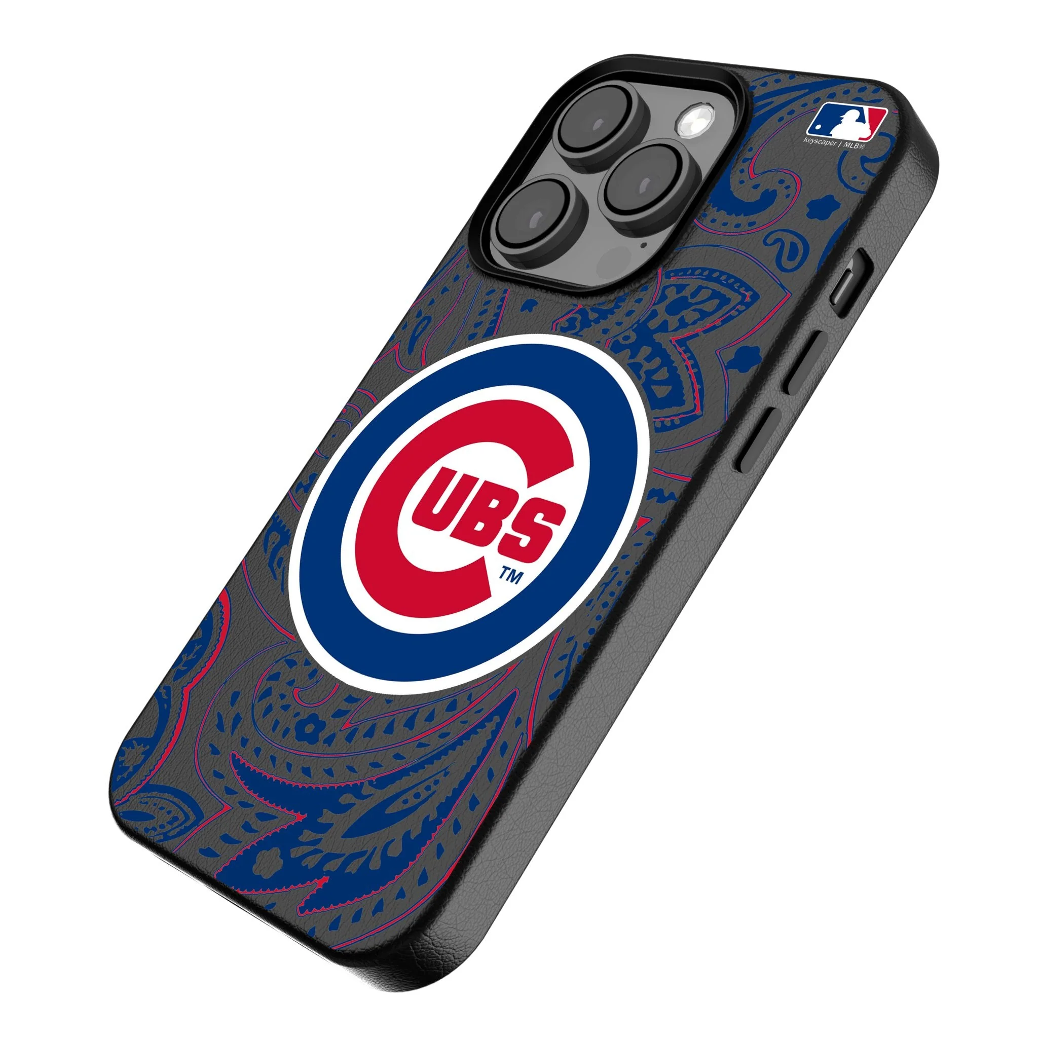 Chicago Cubs Paisley MagSafe Compatible Phone Case for Apple iPhone - Image 2