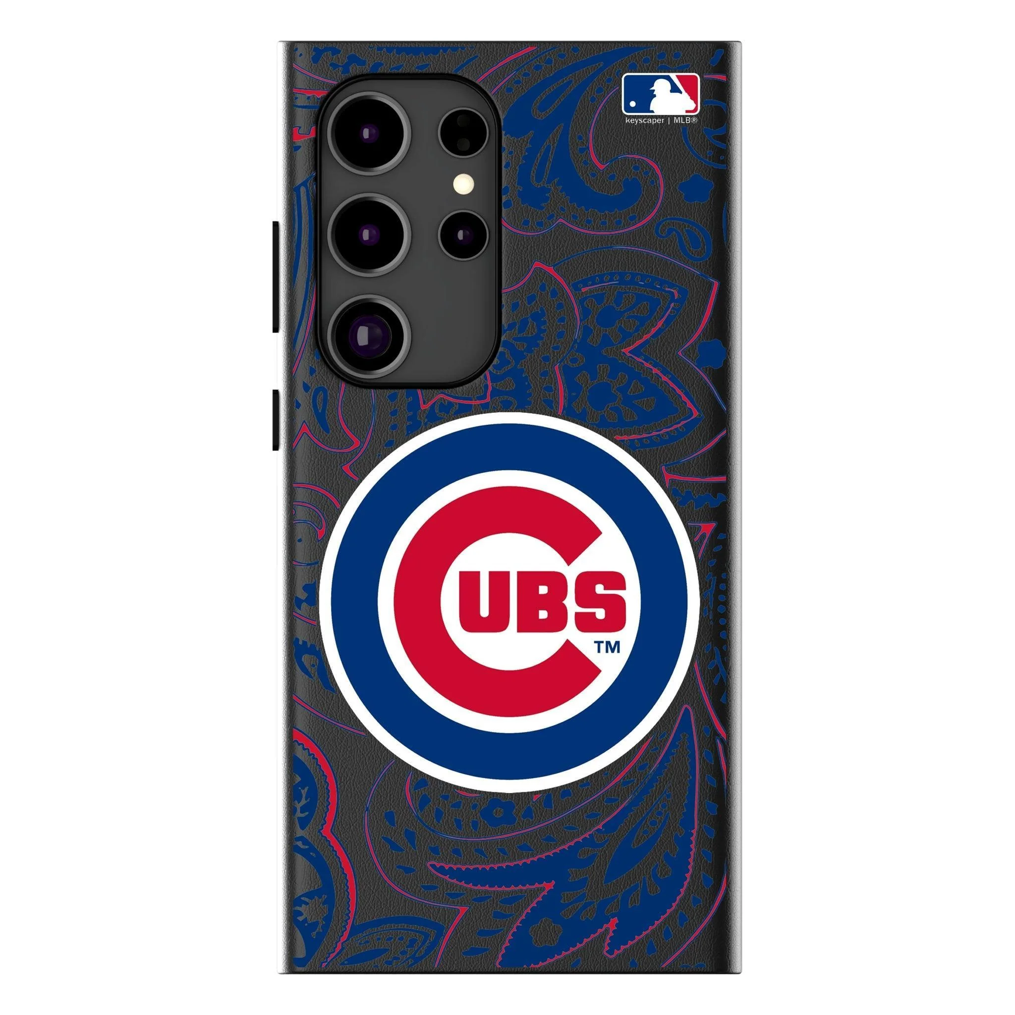 Chicago Cubs Paisley MagSafe Compatible Phone Case for Samsung Galaxy - Image 14