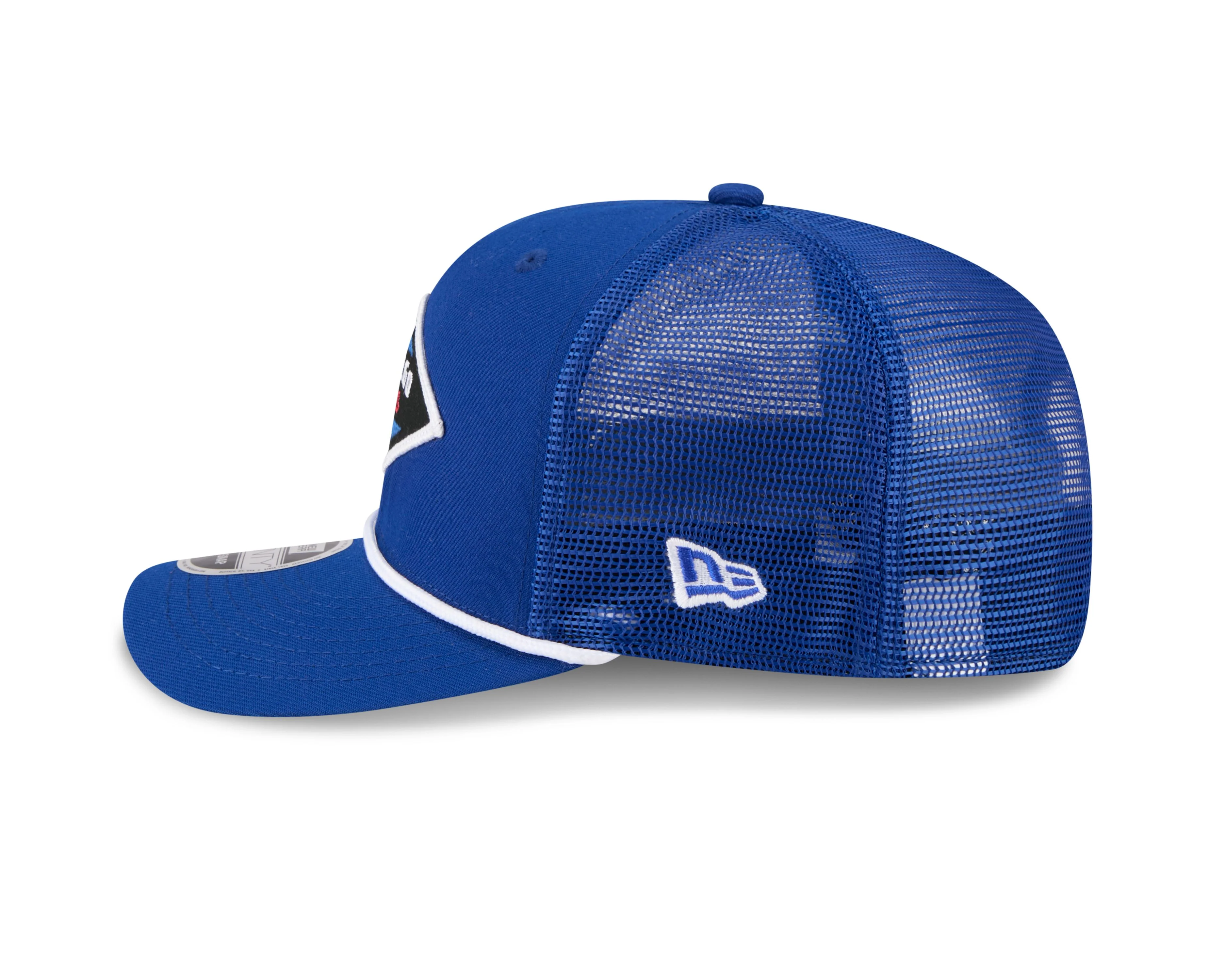 Chicago Cubs Patch Trucker 9SEVENTY Snapback Blue Cap by New Era - Image 4