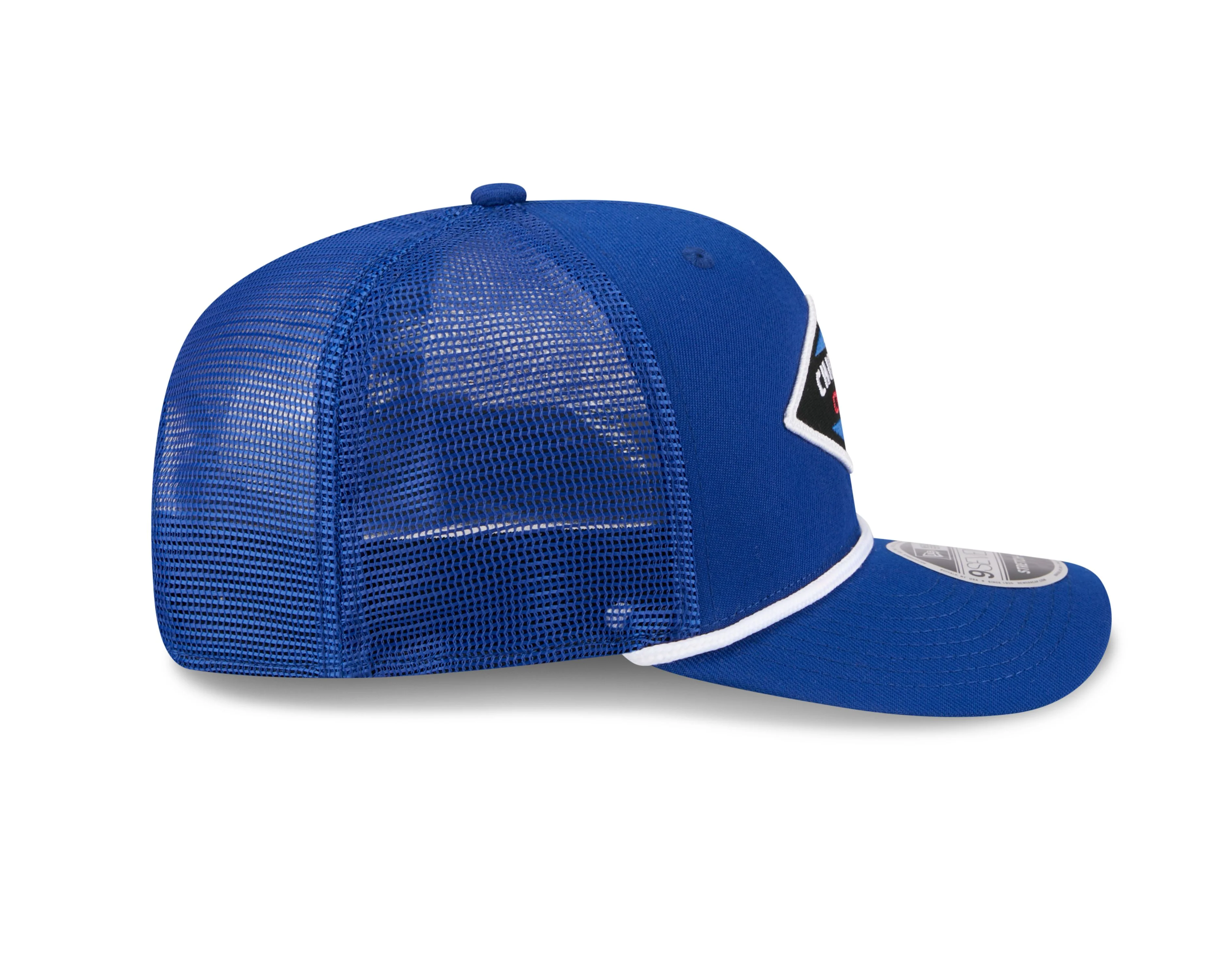Chicago Cubs Patch Trucker 9SEVENTY Snapback Blue Cap by New Era - Image 5