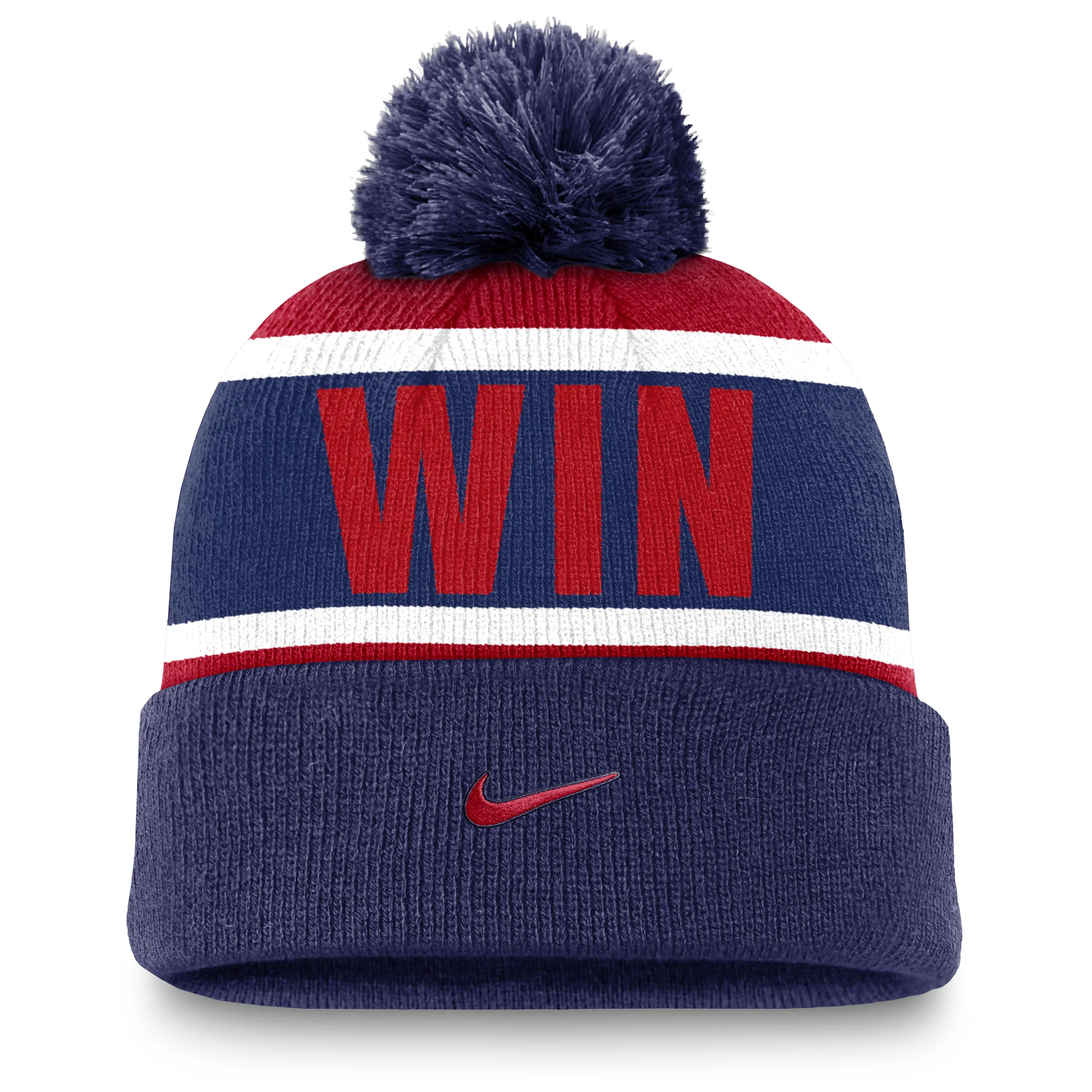 Chicago Cubs Peak Knit Beanie Royal Red by Nike - Image 2