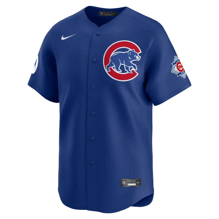 Chicago Cubs Alex Bregman Royal Blue Alternate 150th Anniversary Limited Jersey by Nike - Image 3
