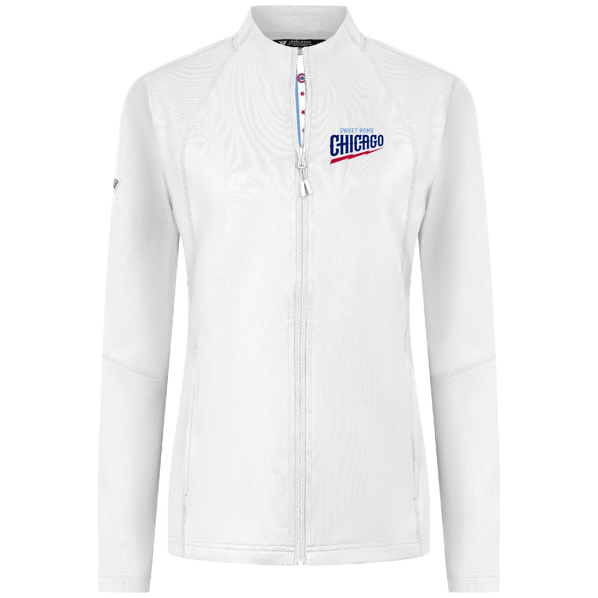 Chicago Cubs Blue Alternate Sweet Home Women's Full-Zip Jacket by Levelwear