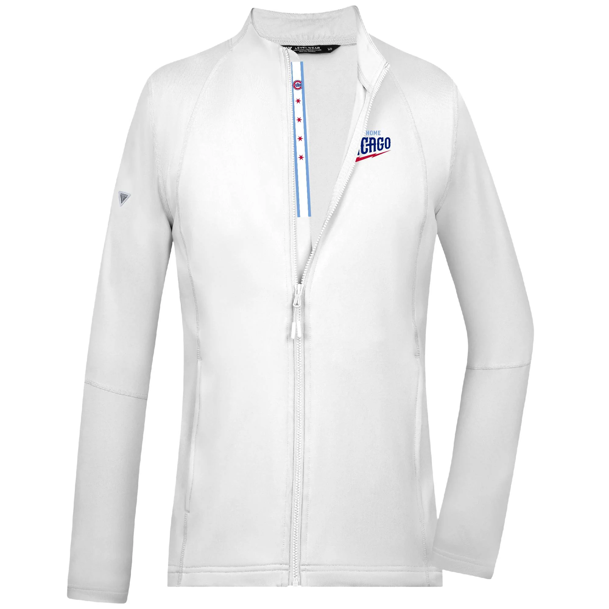 Chicago Cubs Blue Alternate Sweet Home Women's Full-Zip Jacket by Levelwear - Image 2