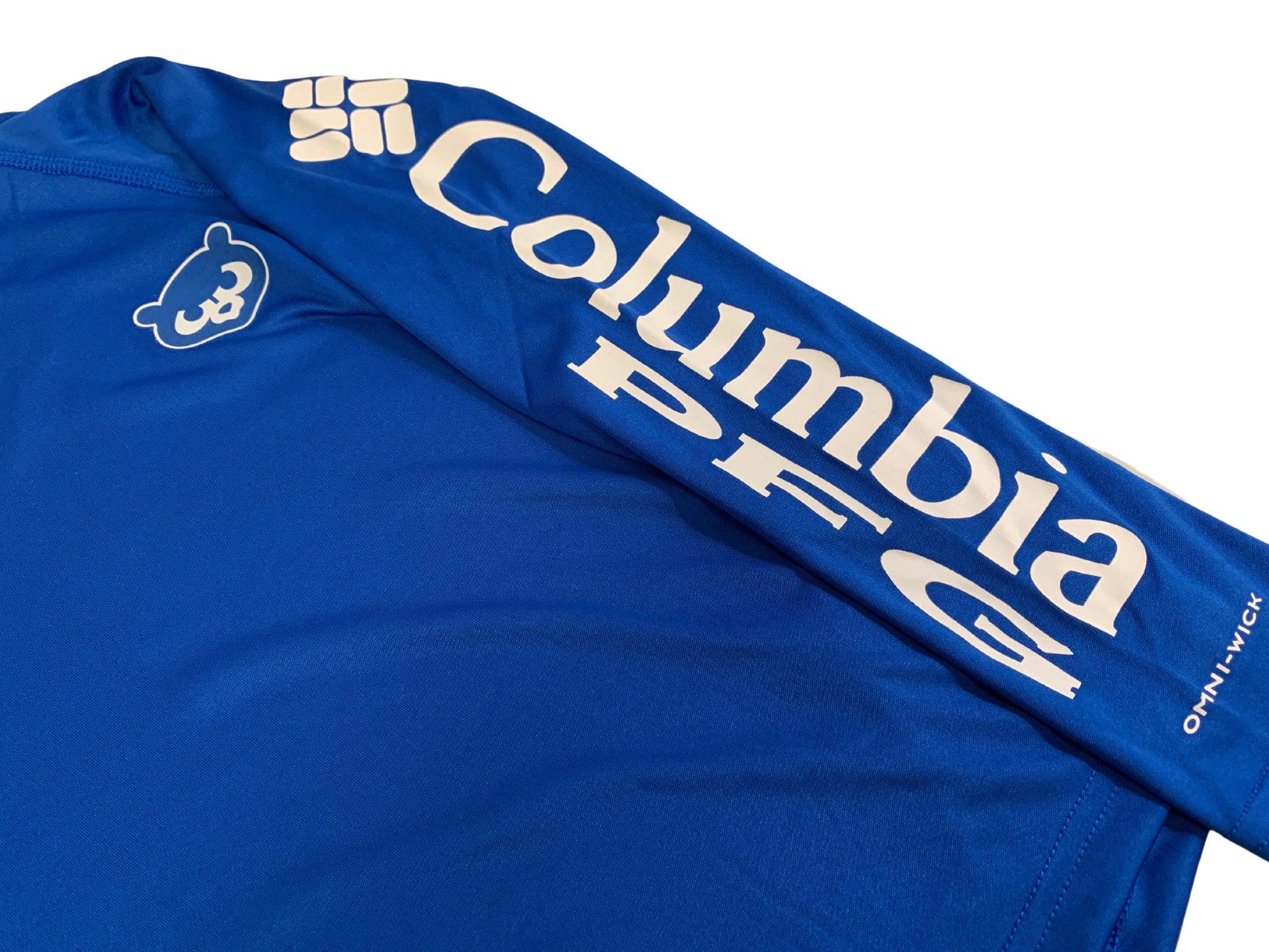 CHICAGO CUBS SEASON TICKET HOLDER EXCLUSIVE COLUMBIA YOUTH HOODED LONG SLEEVE TEE - Image 3
