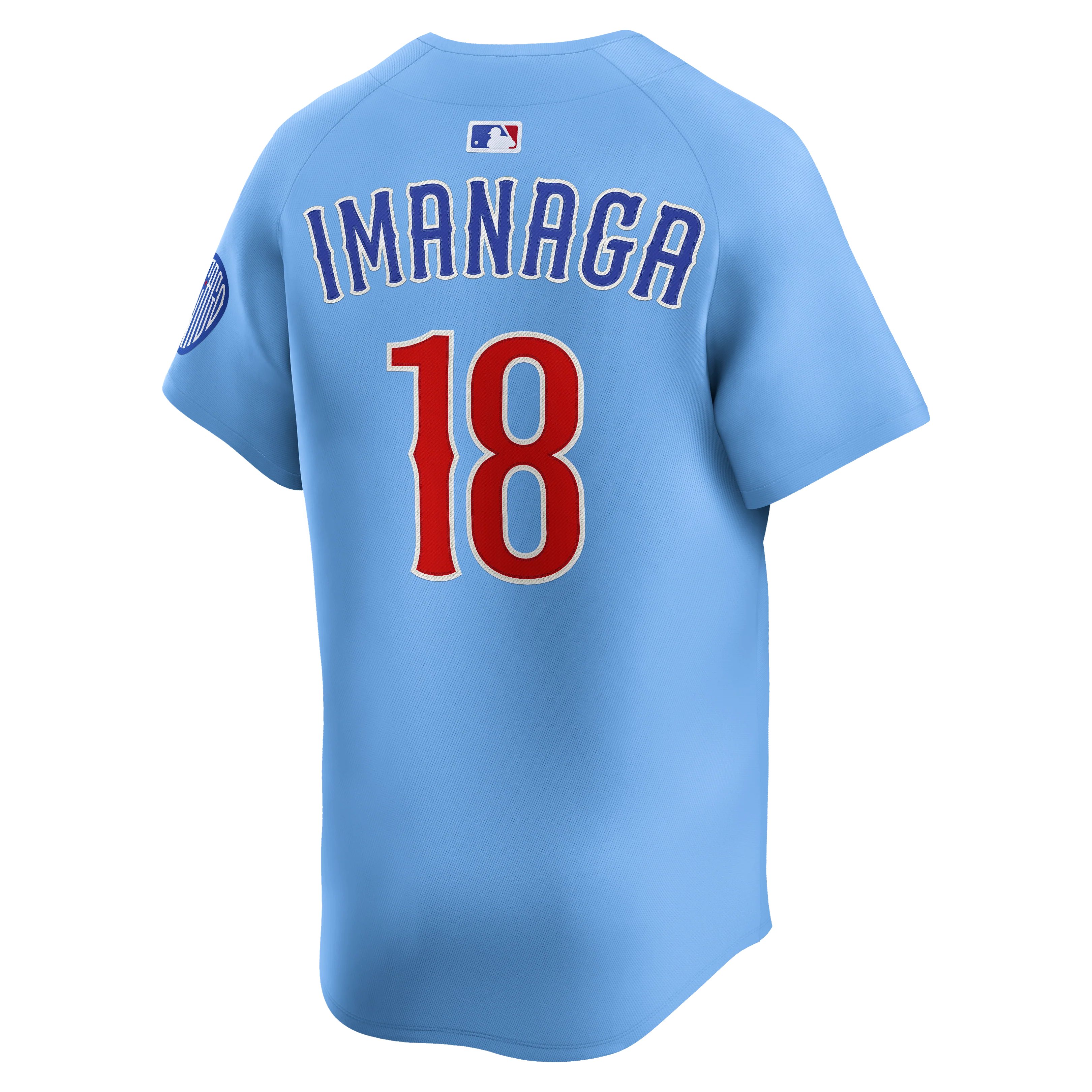 Chicago Cubs Shōta Imanaga Blues Alternate Limited Baby Blue Jersey by Nike - Image 3