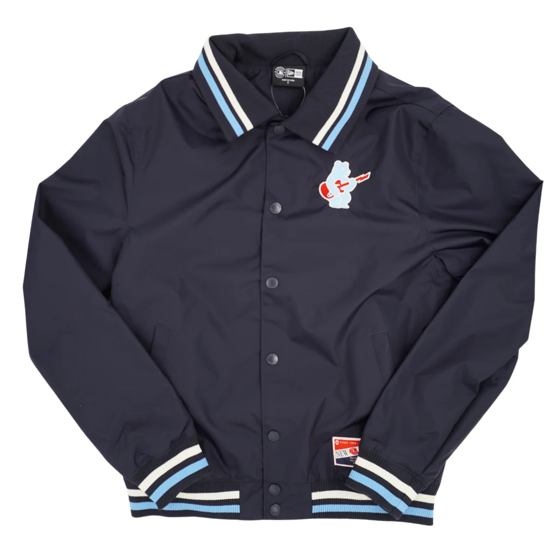 Chicago Cubs Sweet Home Chicago Blues Bear Unisex Navy Club Jacket by New Era - Image 2
